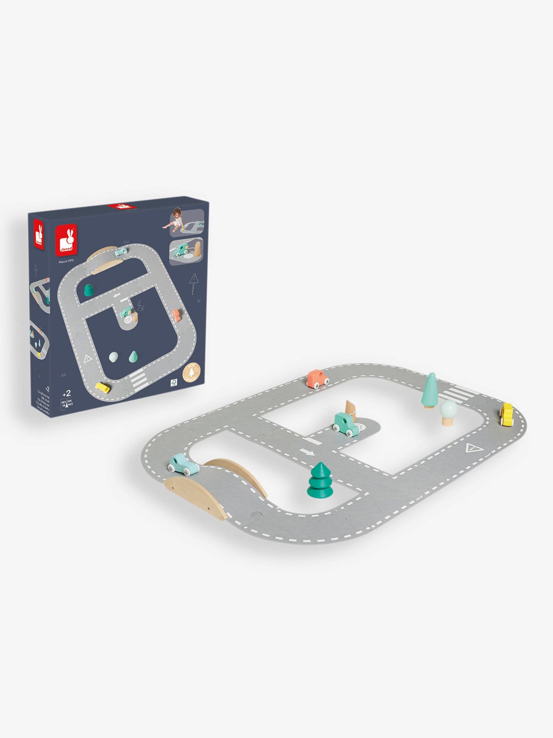 Janod Bolid Felt Car Circuit - Image 1 of 8