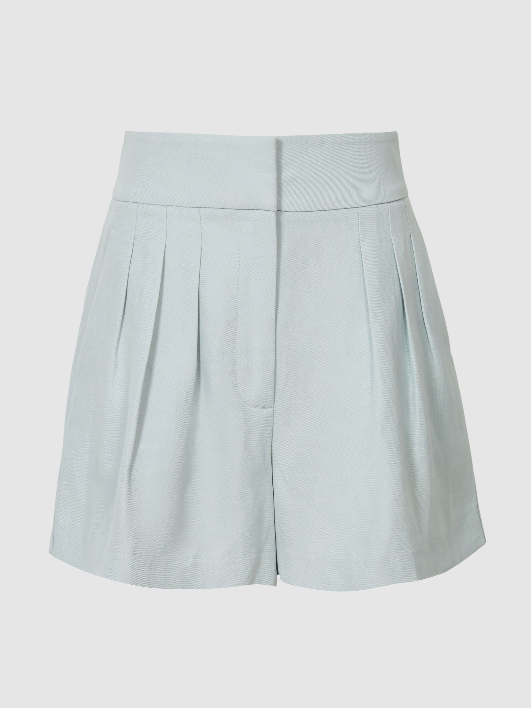 Tailored Shorts in Blue - Image 2 of 6