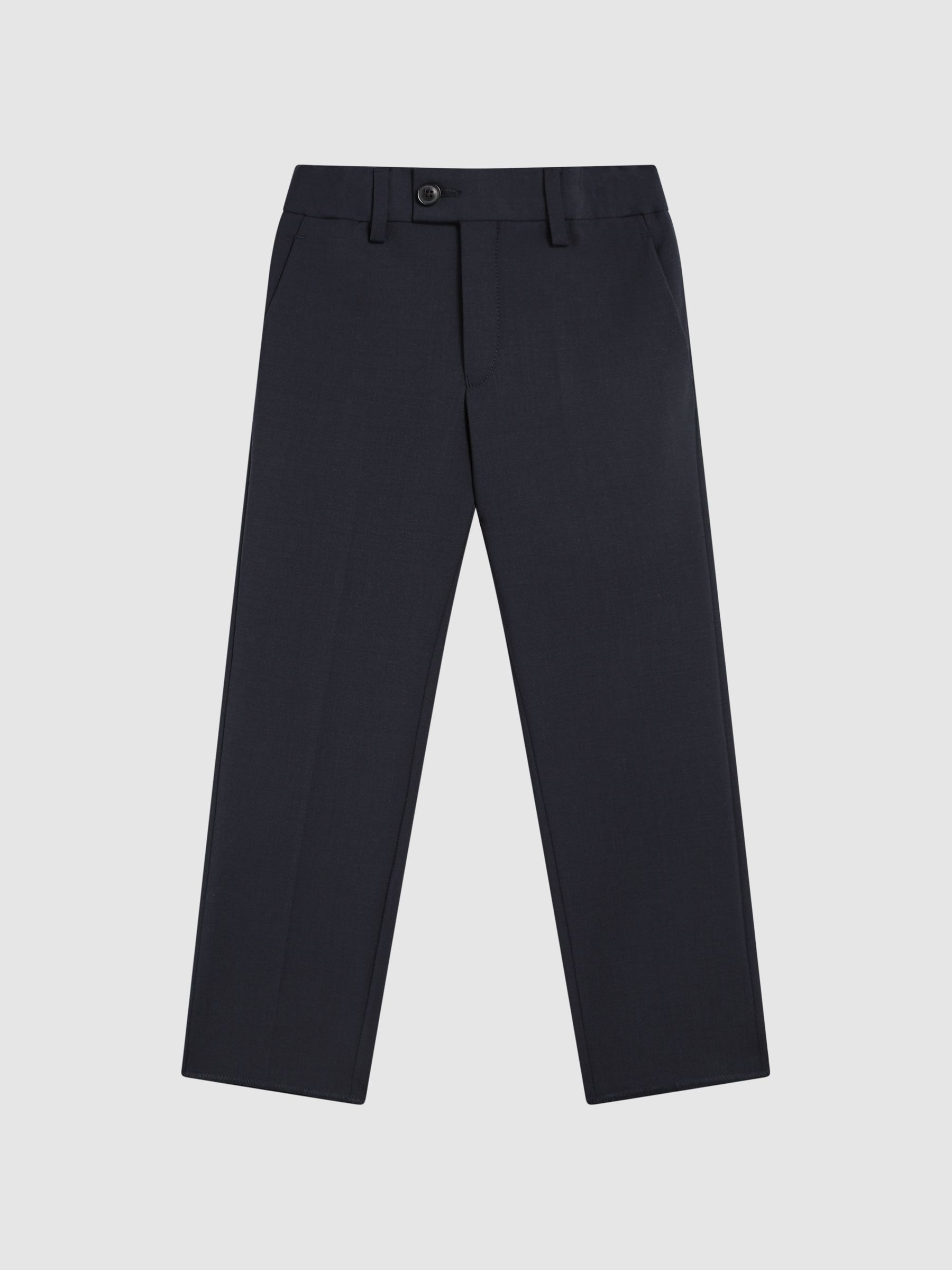 4-9 yrs Wool-Blend Suit Trousers in Navy - Image 2 of 6