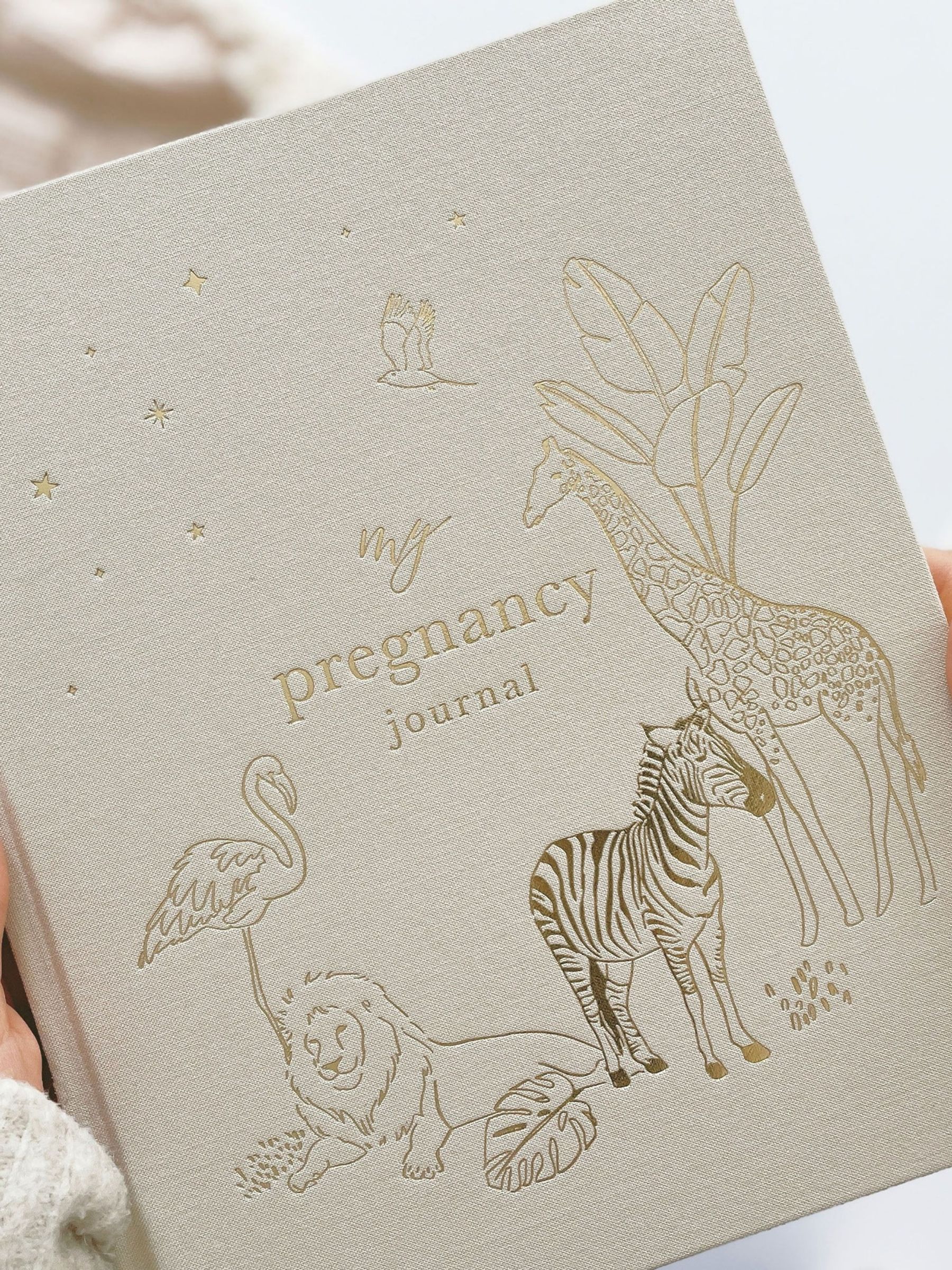 Blush and Gold Foil Pregnancy Journal - Image 2 of 3