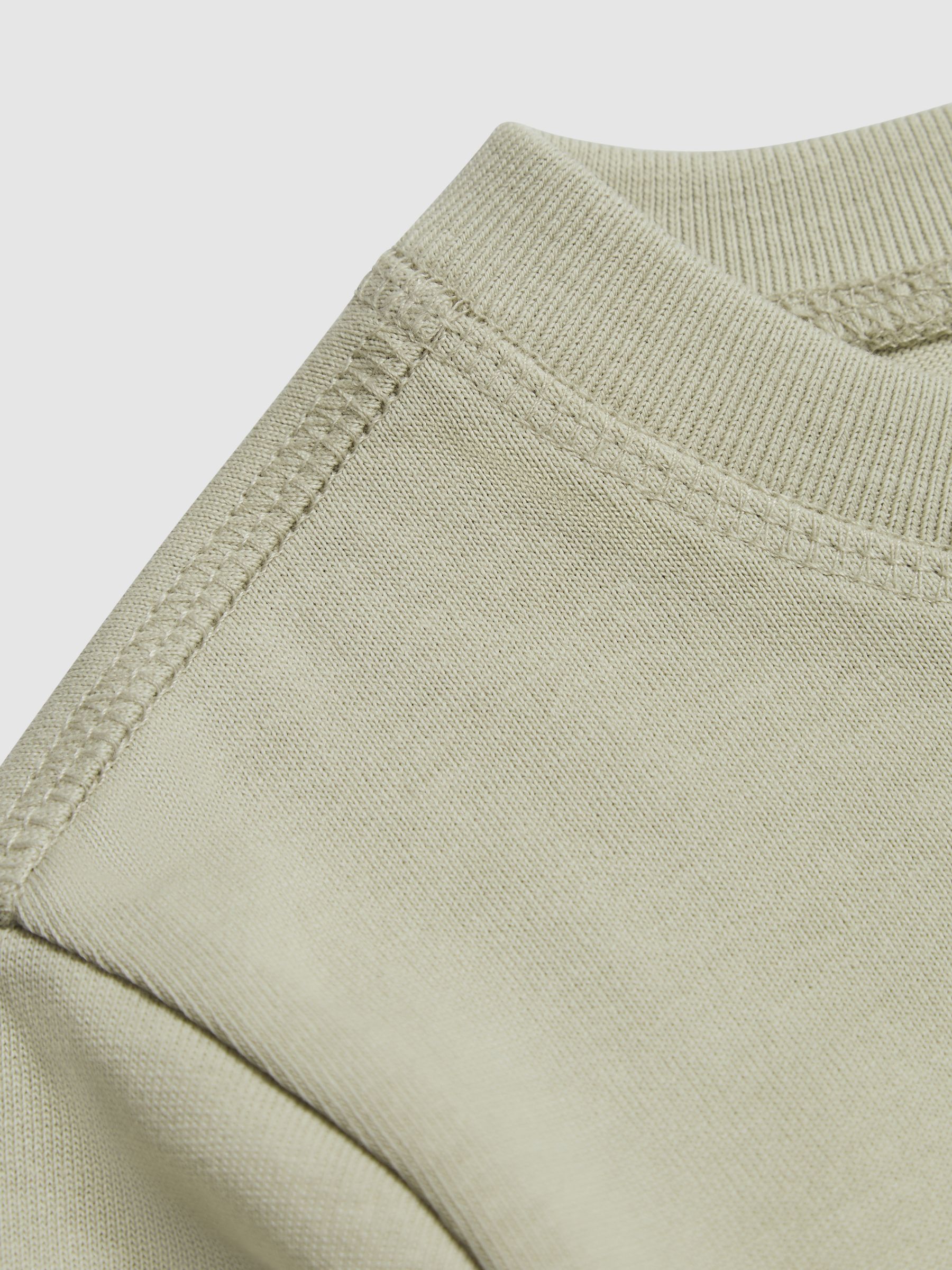 Garment-dye Relaxed Fit T-shirt in Sage - Image 6 of 6