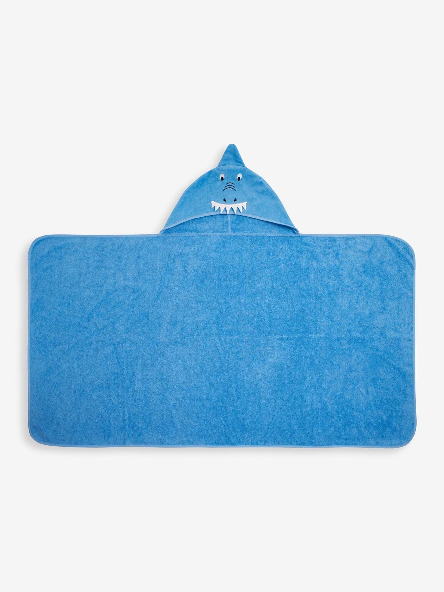 Children’s Shark Hooded Towel - Image 1 of 3