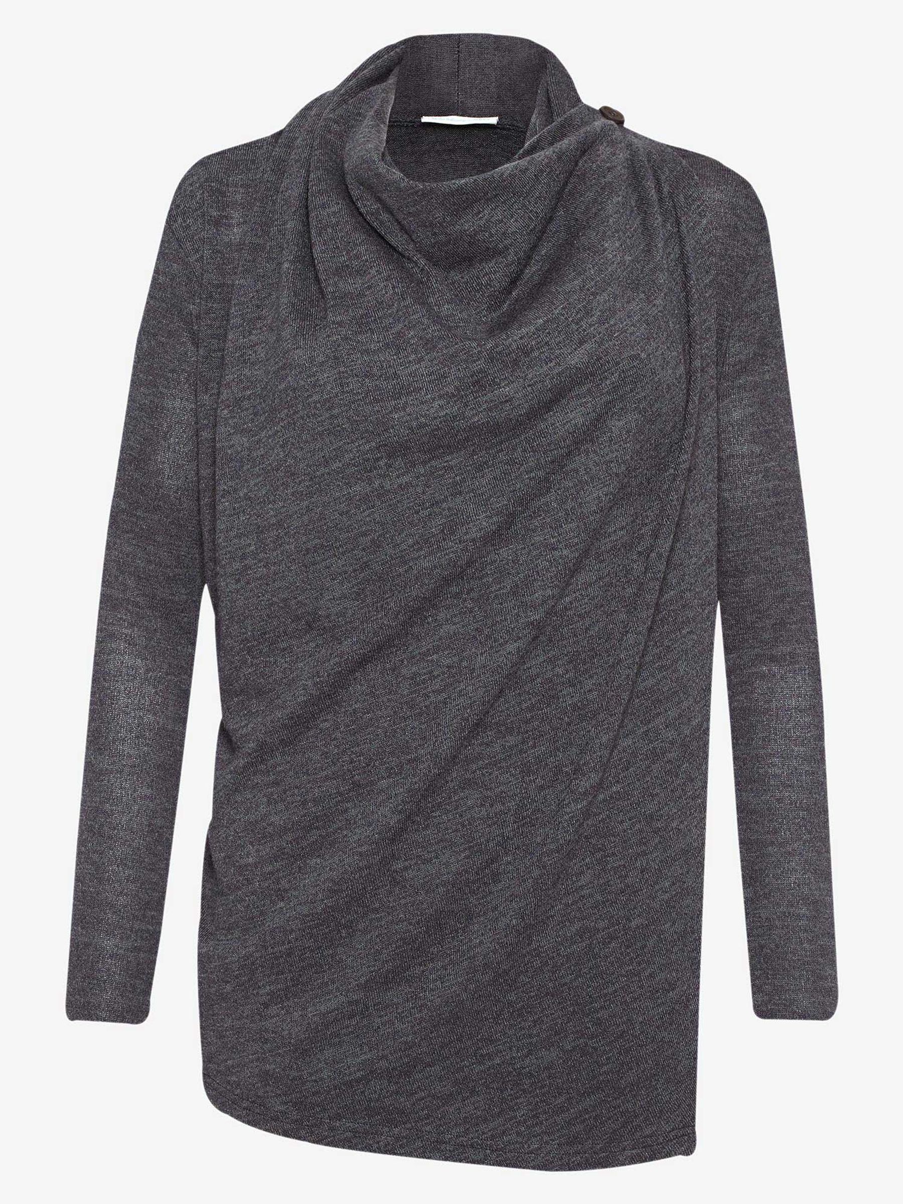 Charcoal Waterfall Maternity & Nursing Cardigan - Image 1 of 1