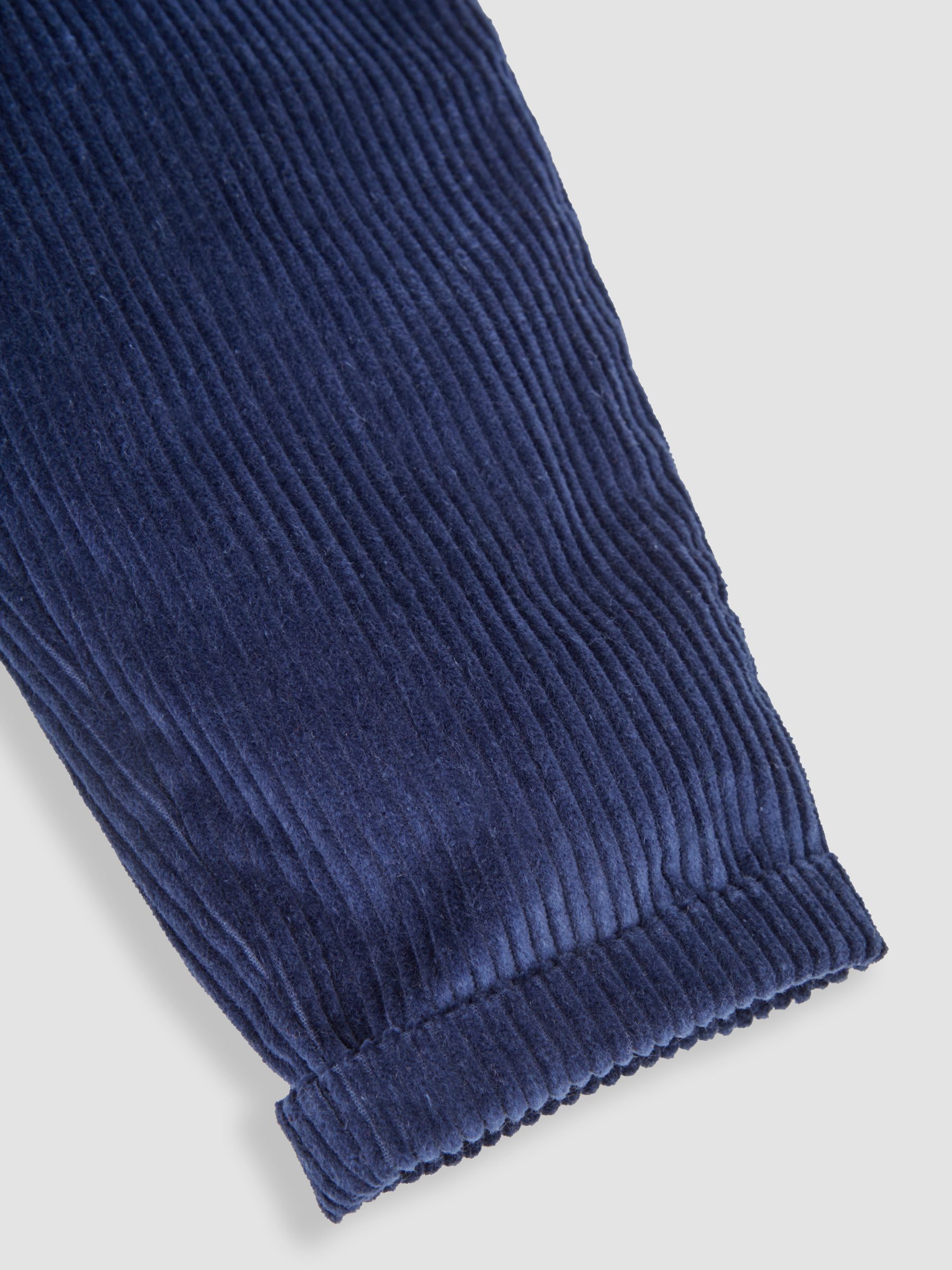 Navy Blue Chunky Cord Pull-On Trousers - Image 6 of 6
