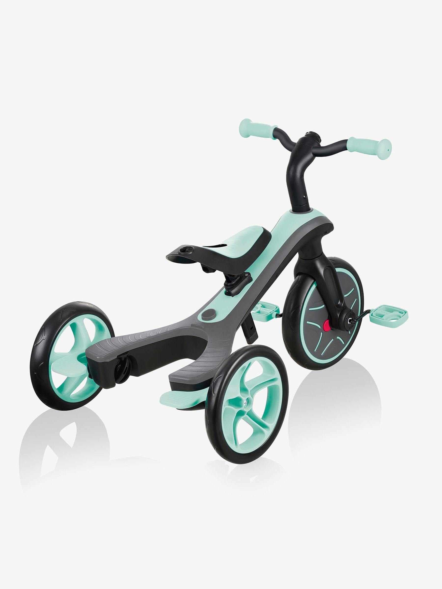 Globber Explorer 4-in-1 Trike with Headrest in Mint - Image 10 of 10