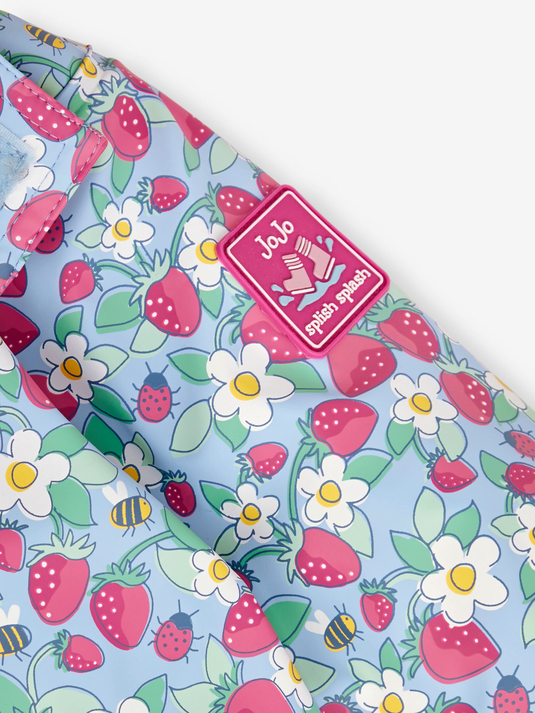 Blue Strawberry Waterproof Jacket - Image 3 of 3