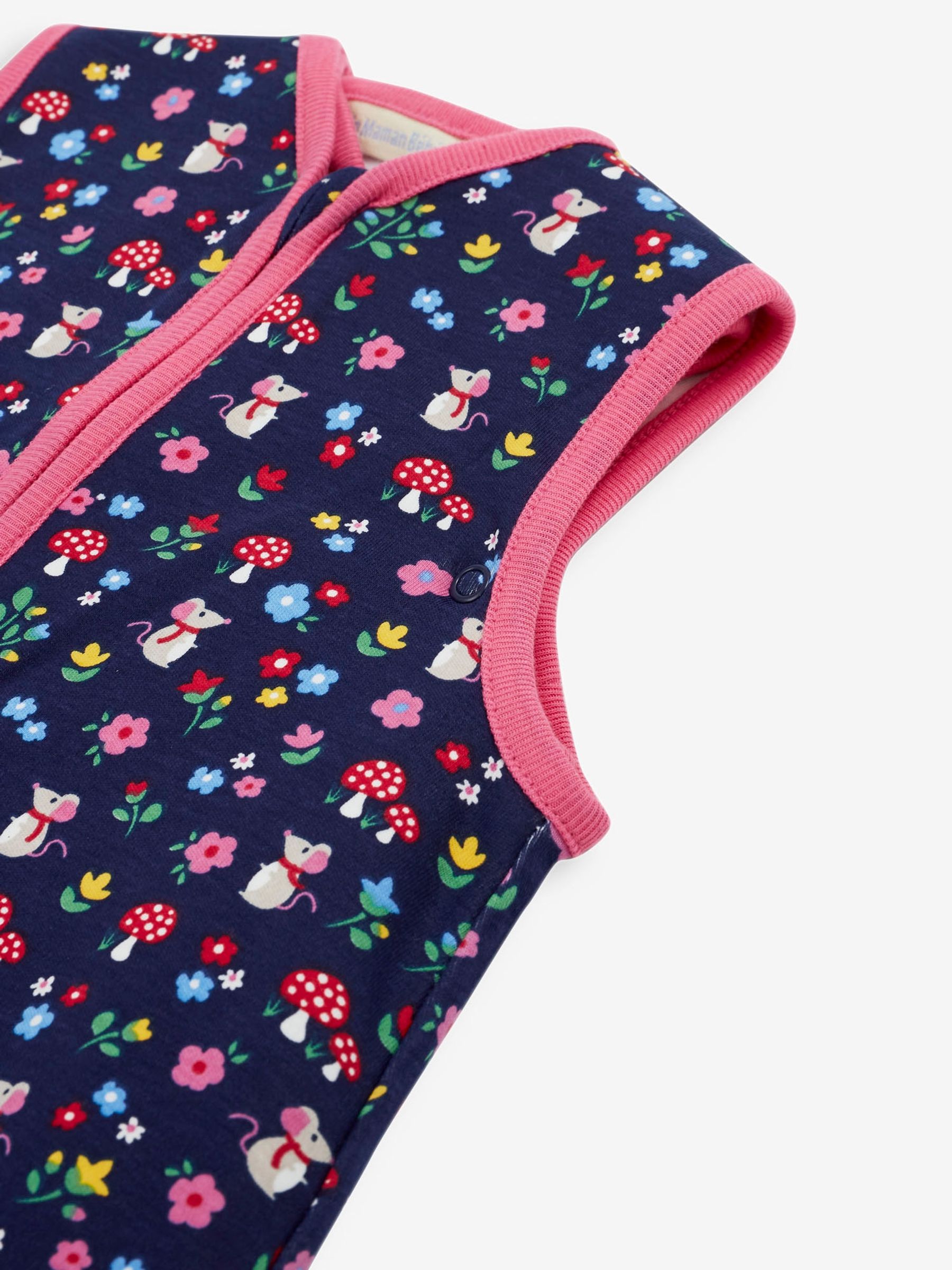 3-in-1 Woodland Print Sleeping Bag in Blue - Image 5 of 5