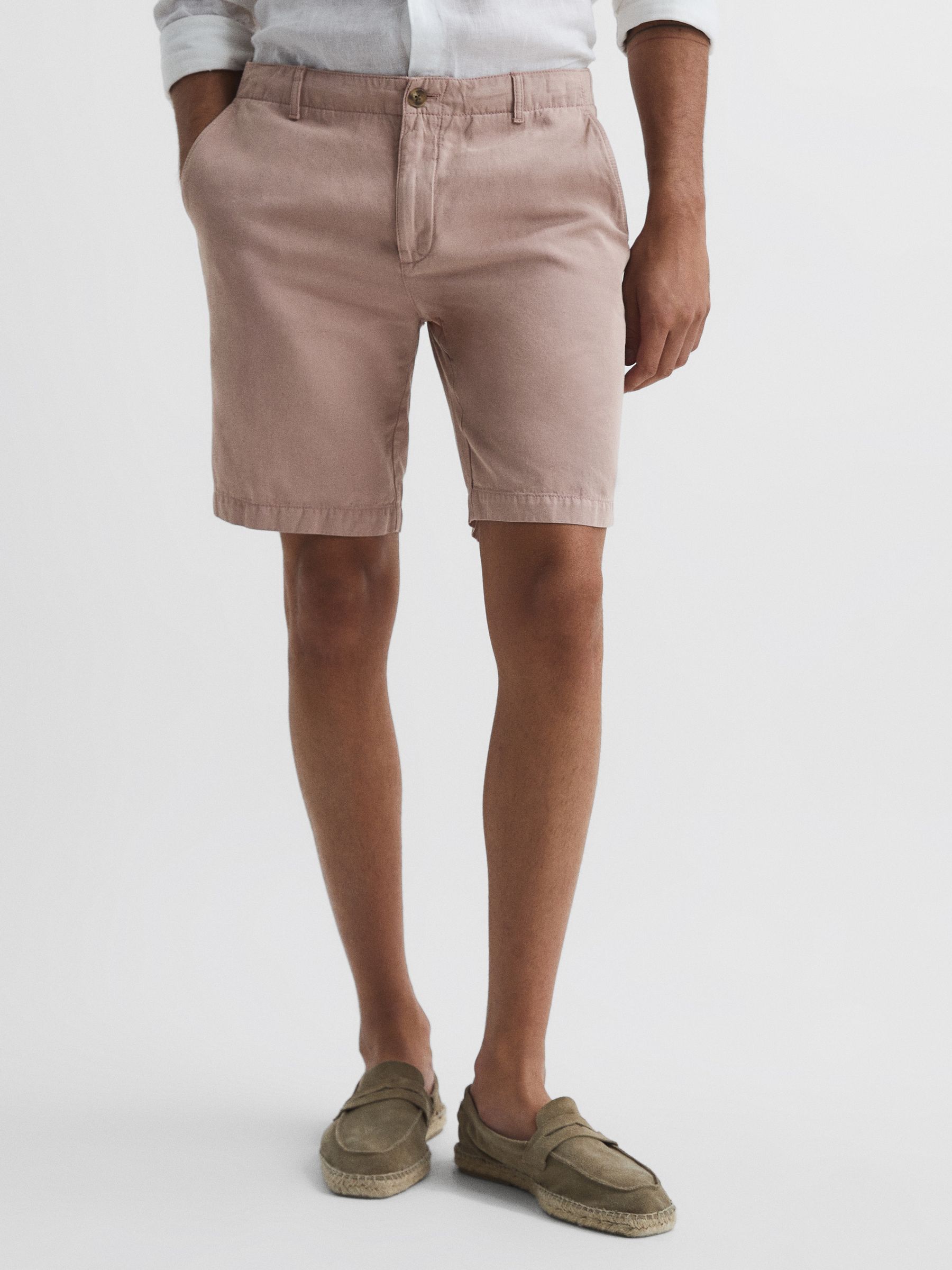 【海外限定】REISSショートパンツ☆Devon Linen Blend Bermuda S Buy Reiss White Devon Linen-Blend Bermuda Shorts from Next USA