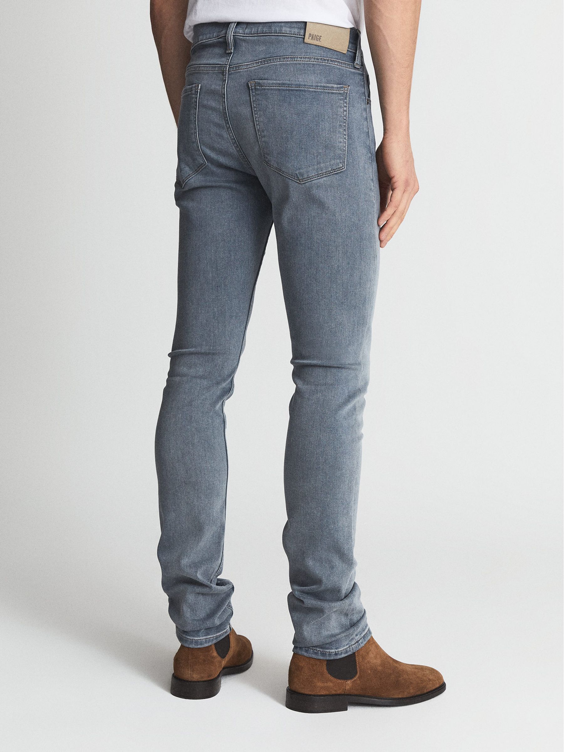 Paige High Stretch Slim Fit Jeans in Erikson - Image 5 of 6