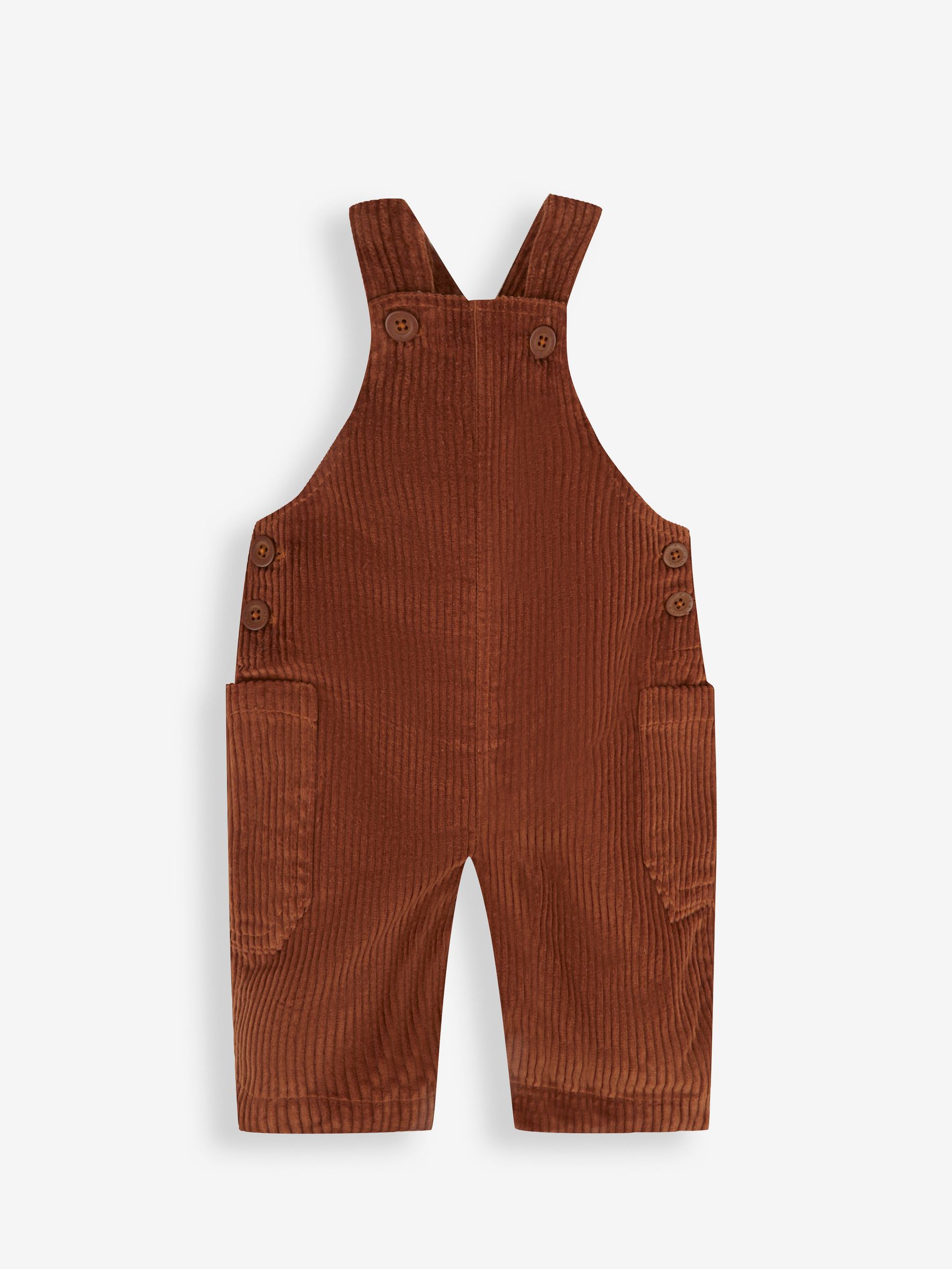Toffee Brown Cord Dungarees - Image 1 of 4