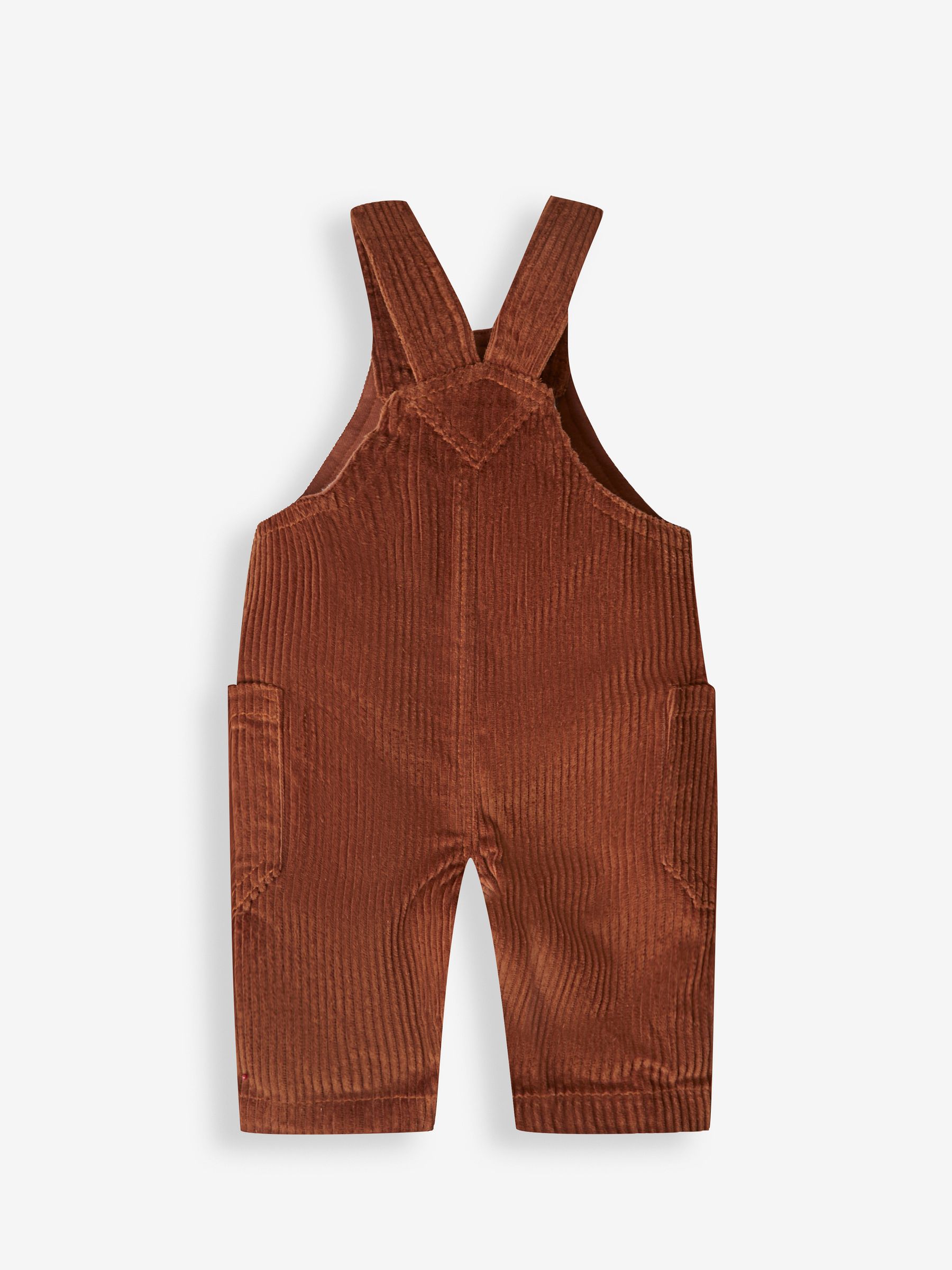 Toffee Brown Cord Dungarees - Image 2 of 4