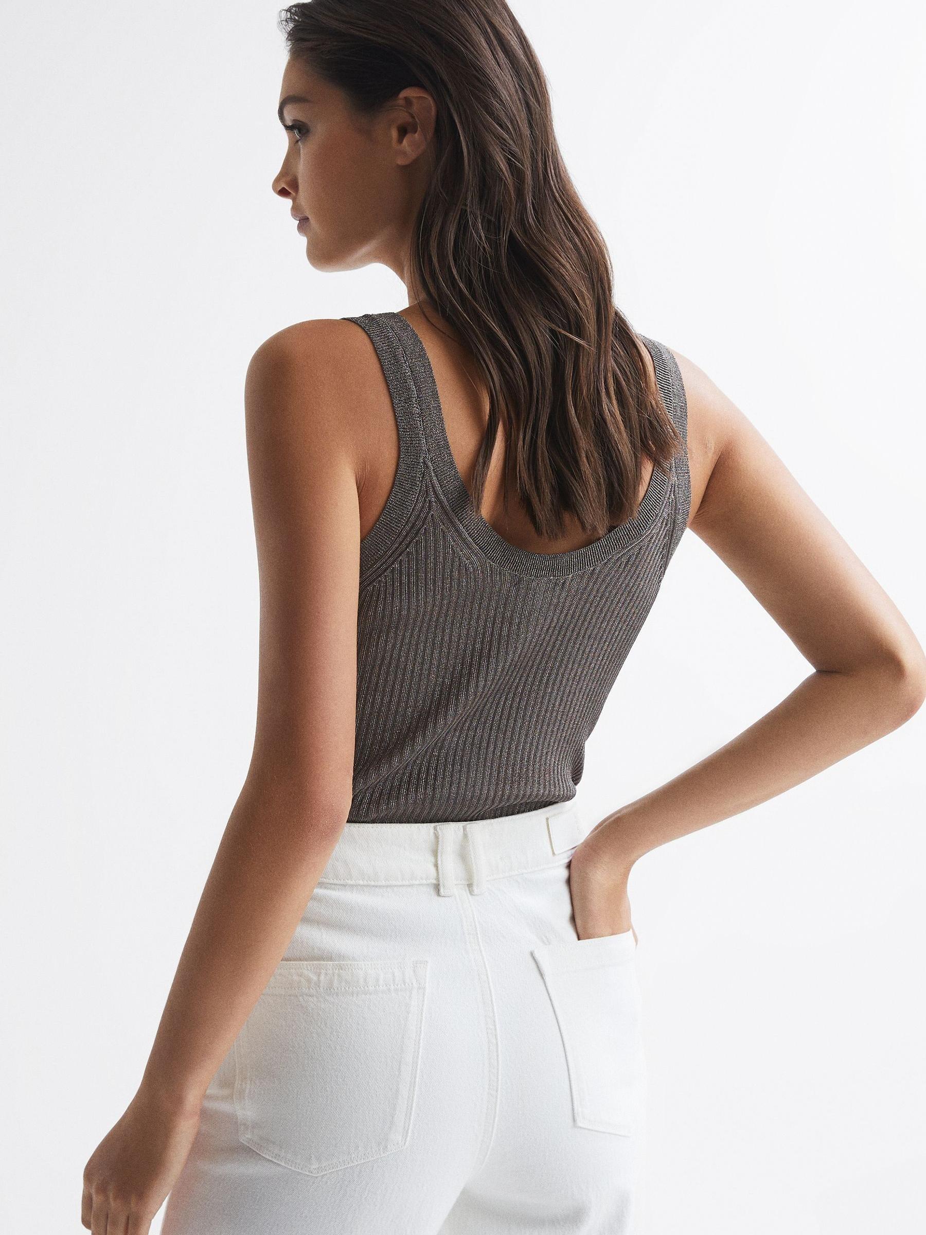 Metallic Top in Mink - Image 5 of 7