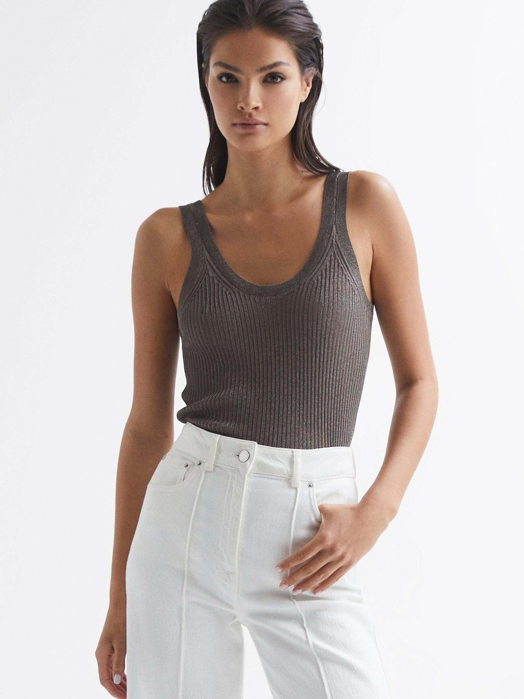 Metallic Top in Mink - Image 7 of 7