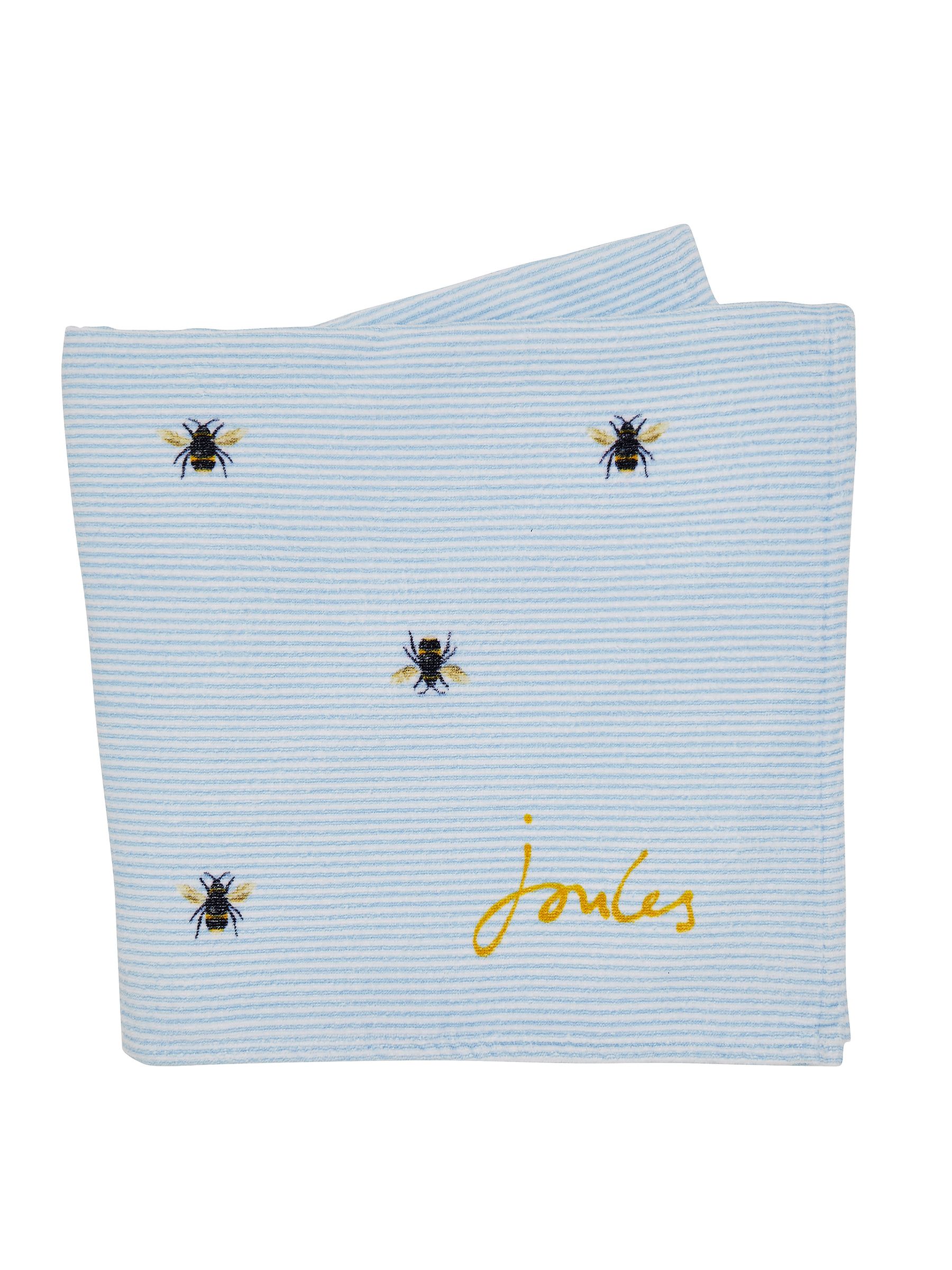 Blue Botanical Bee 100% Cotton Beach Towel - Image 2 of 3