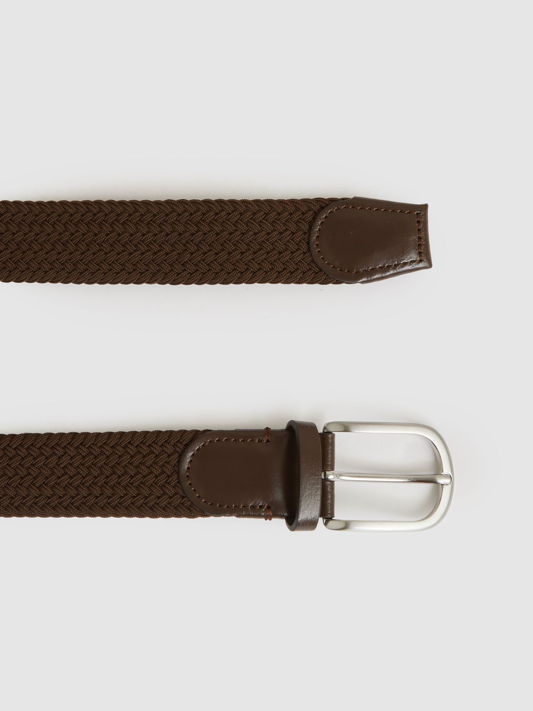 Woven Belt in Dark Brown - Image 3 of 4