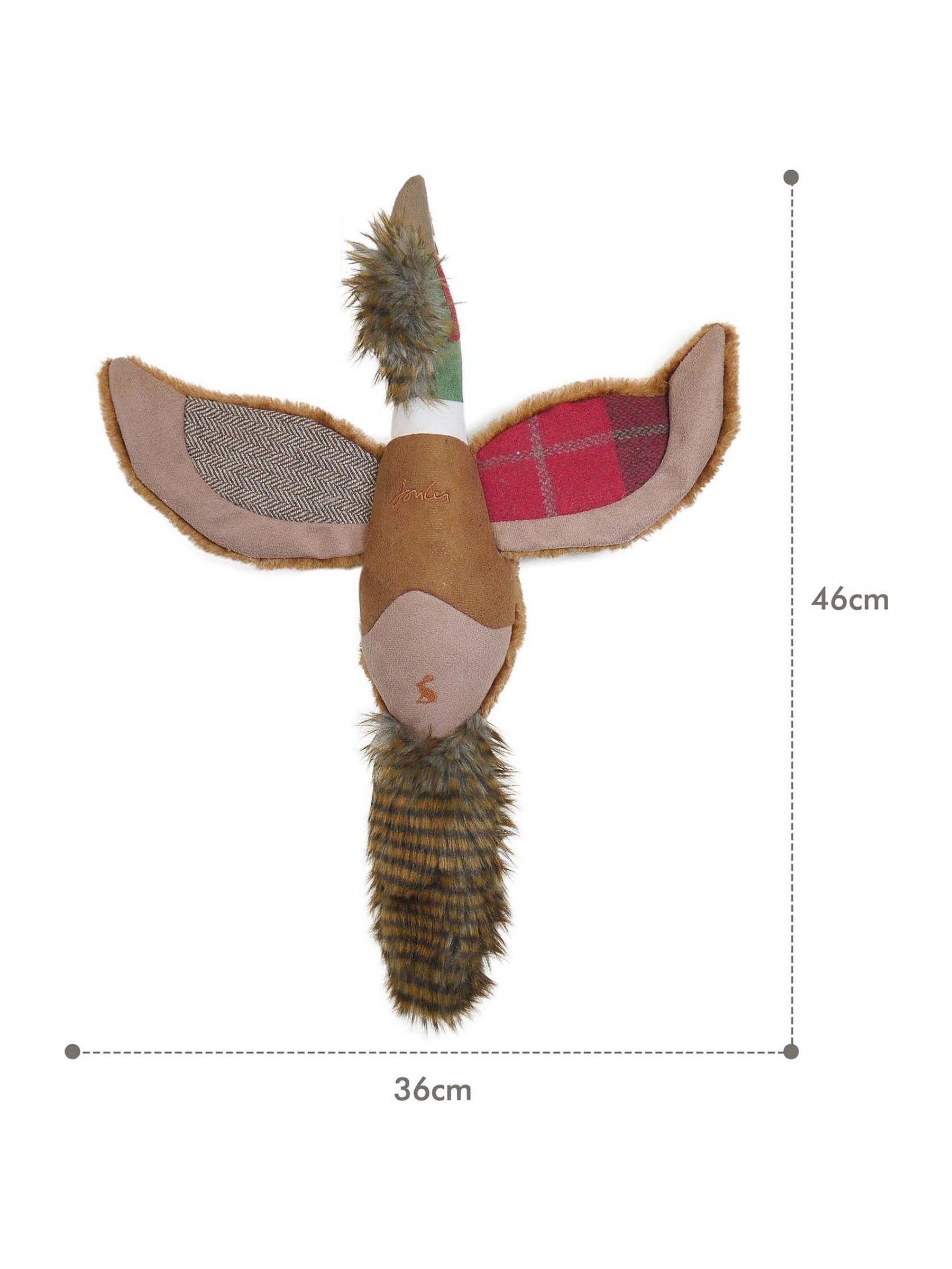 Brown Plush Pheasant Dog Toy - Image 3 of 4