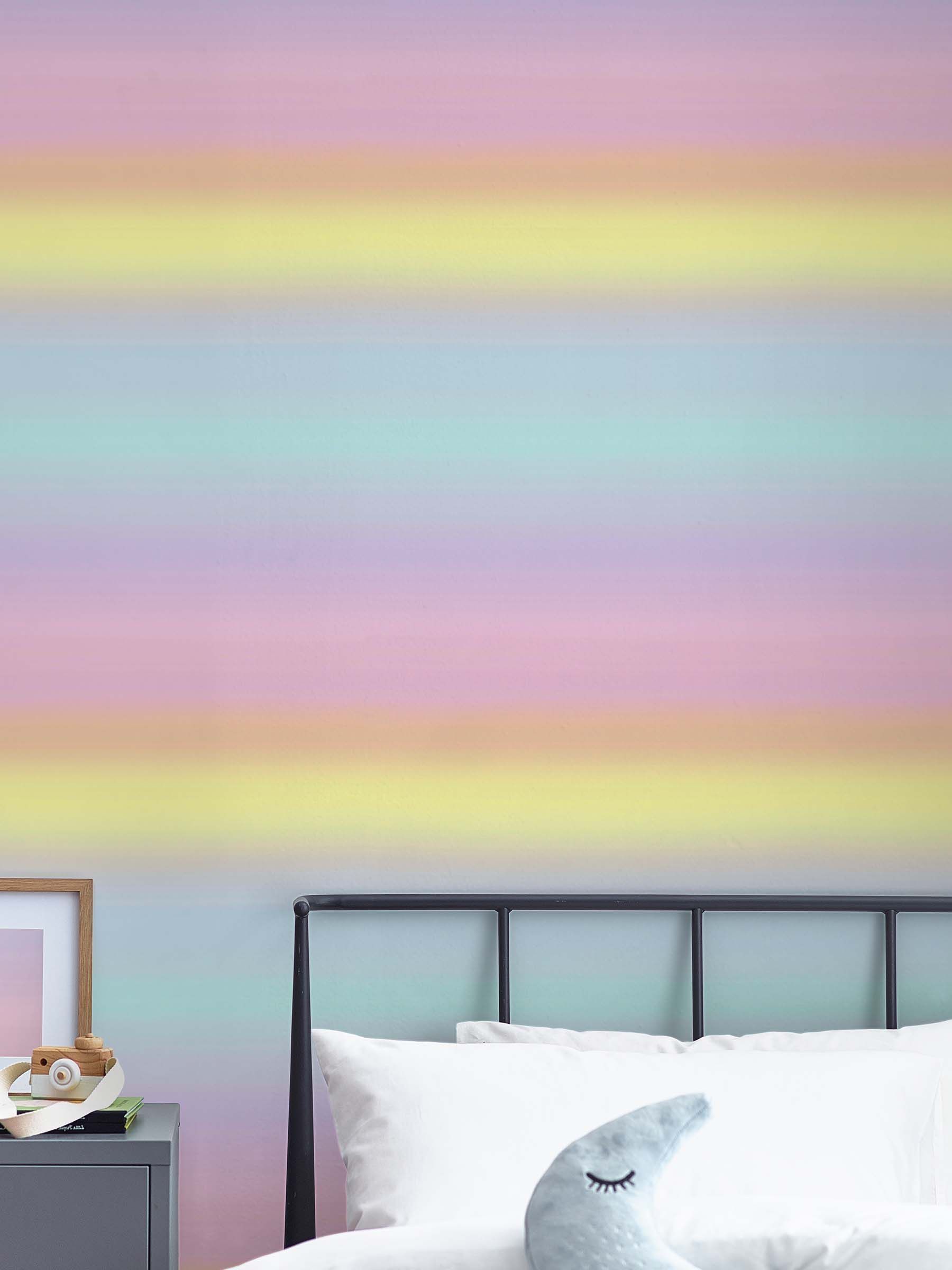 Next Pink Rainbow Ombre 10M Wallpaper - Image 1 of 4