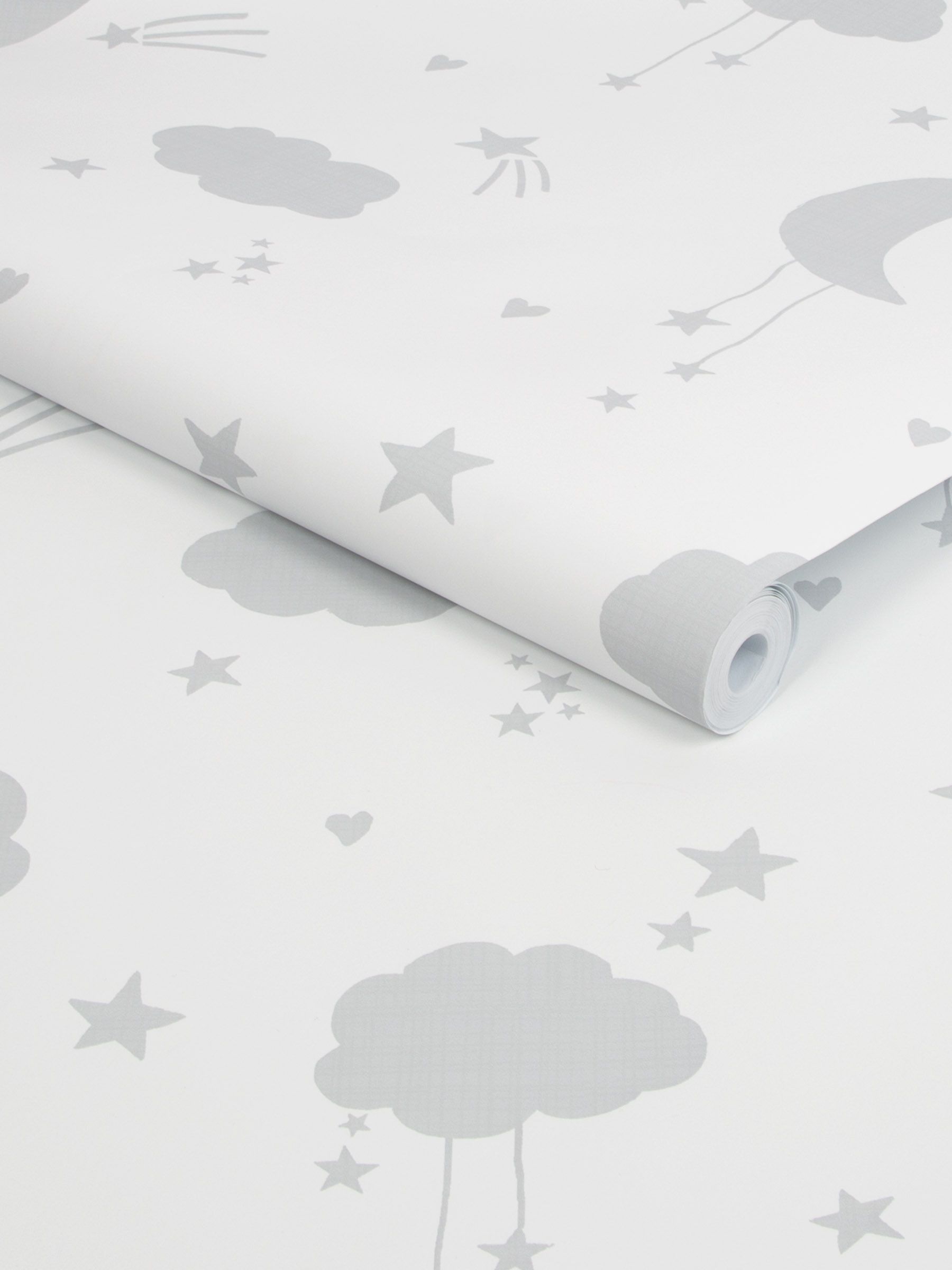 Next Grey Moon & Stars Paste The Wall 10M Wallpaper - Image 4 of 4