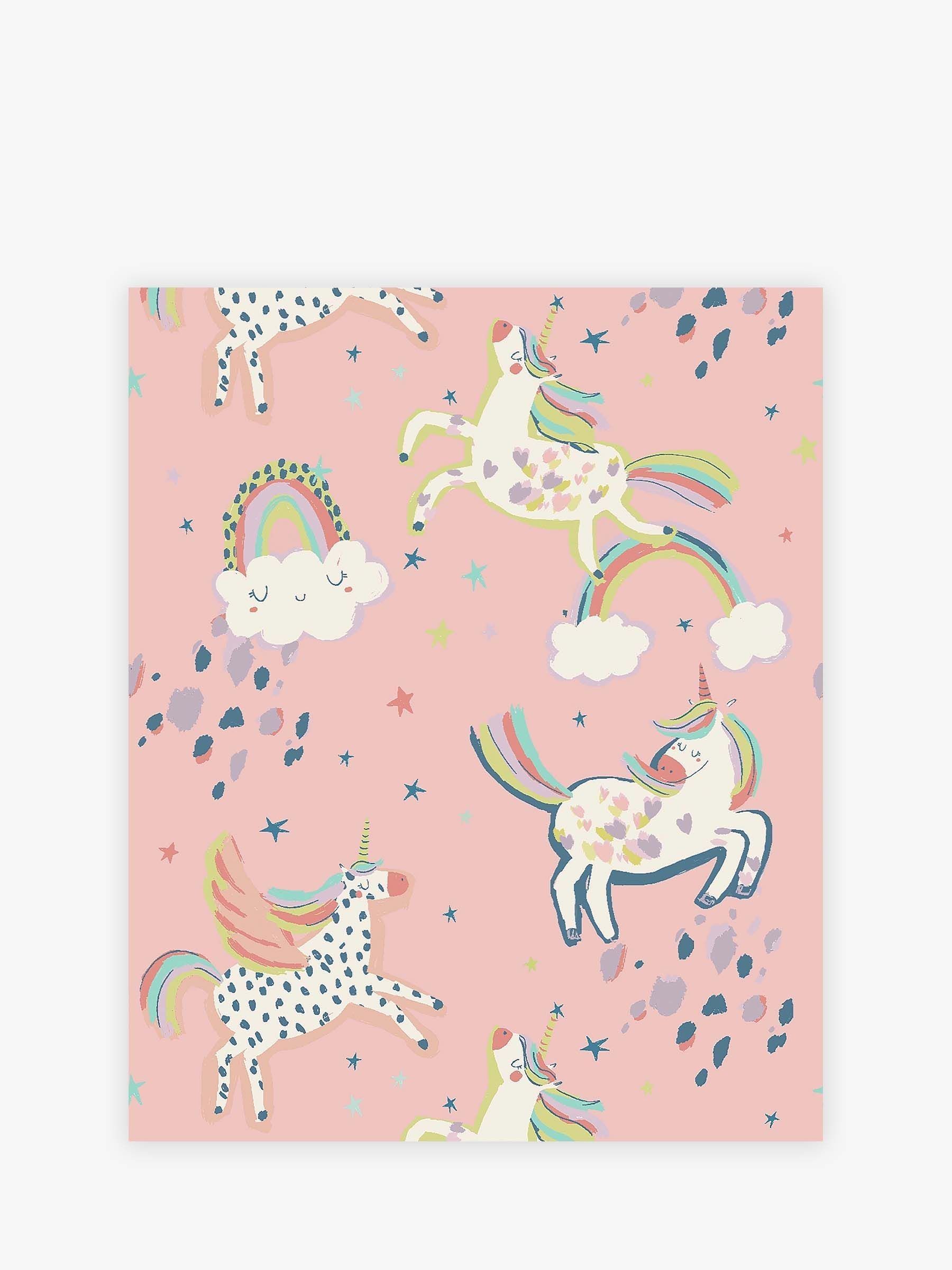 Next Pink Party Unicorn Paste The Wall 10M Wallpaper - Image 2 of 3