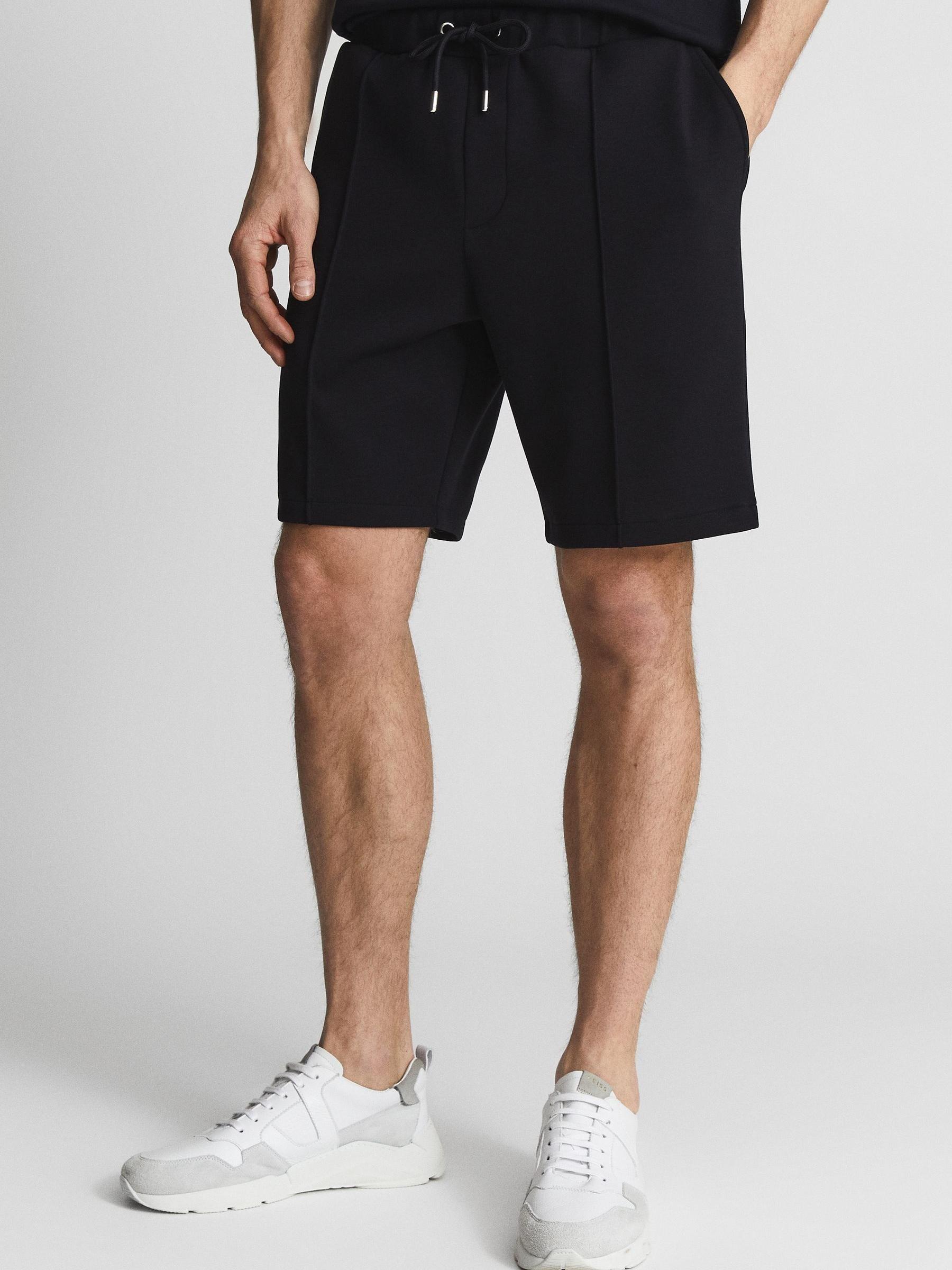 Jersey Shorts in Navy - Image 3 of 6