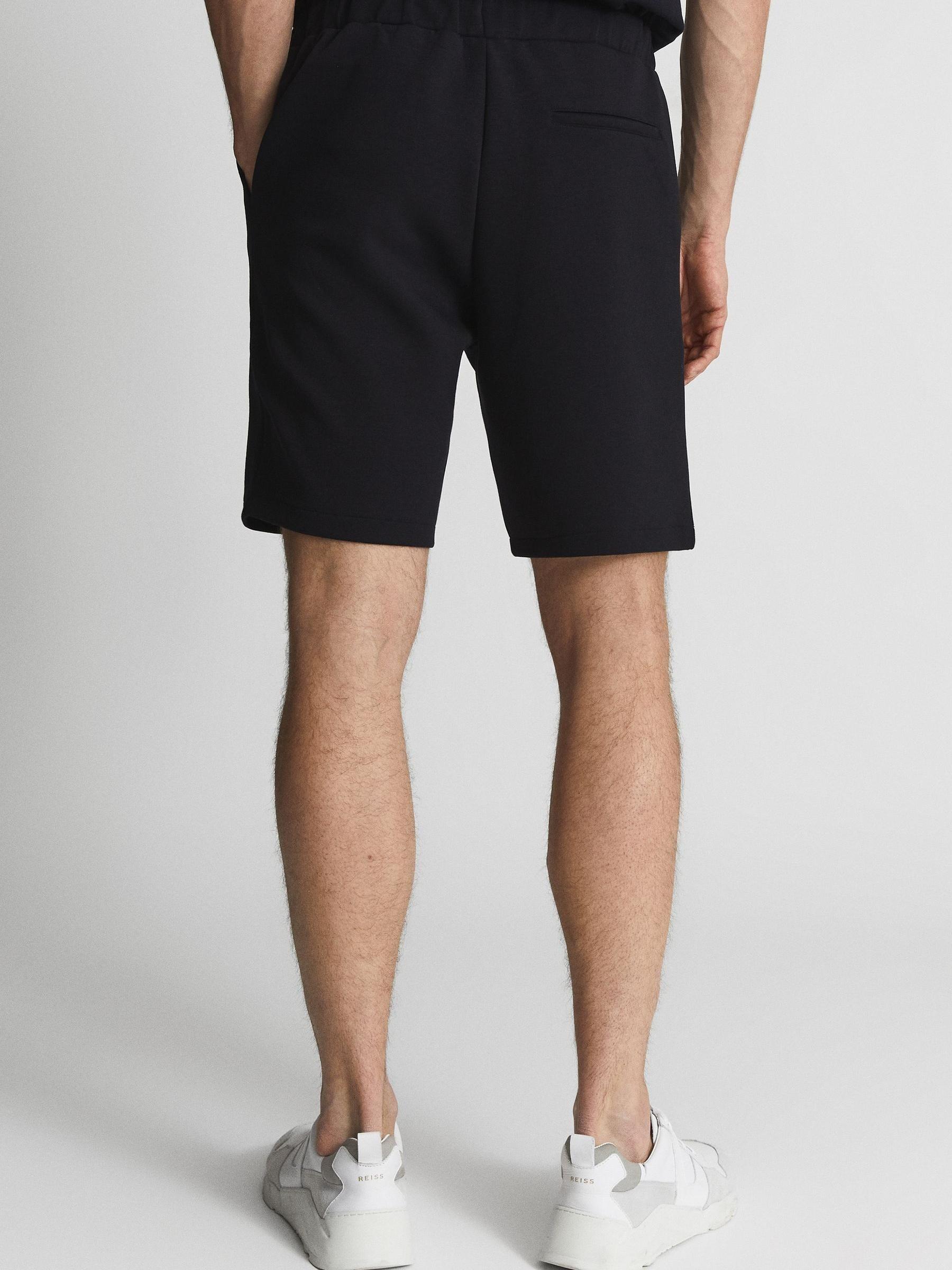 Jersey Shorts in Navy - Image 5 of 6