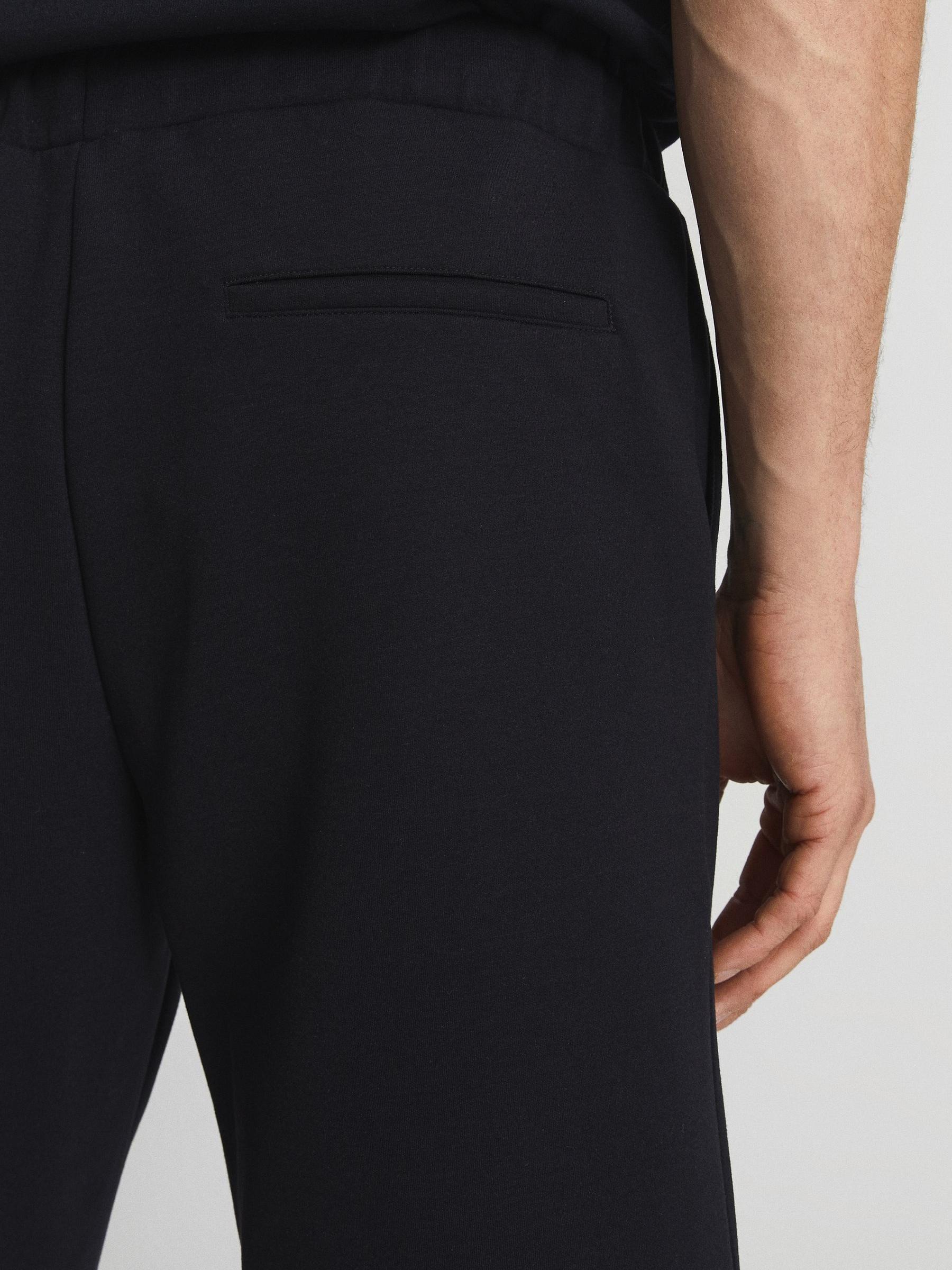 Jersey Shorts in Navy - Image 6 of 6