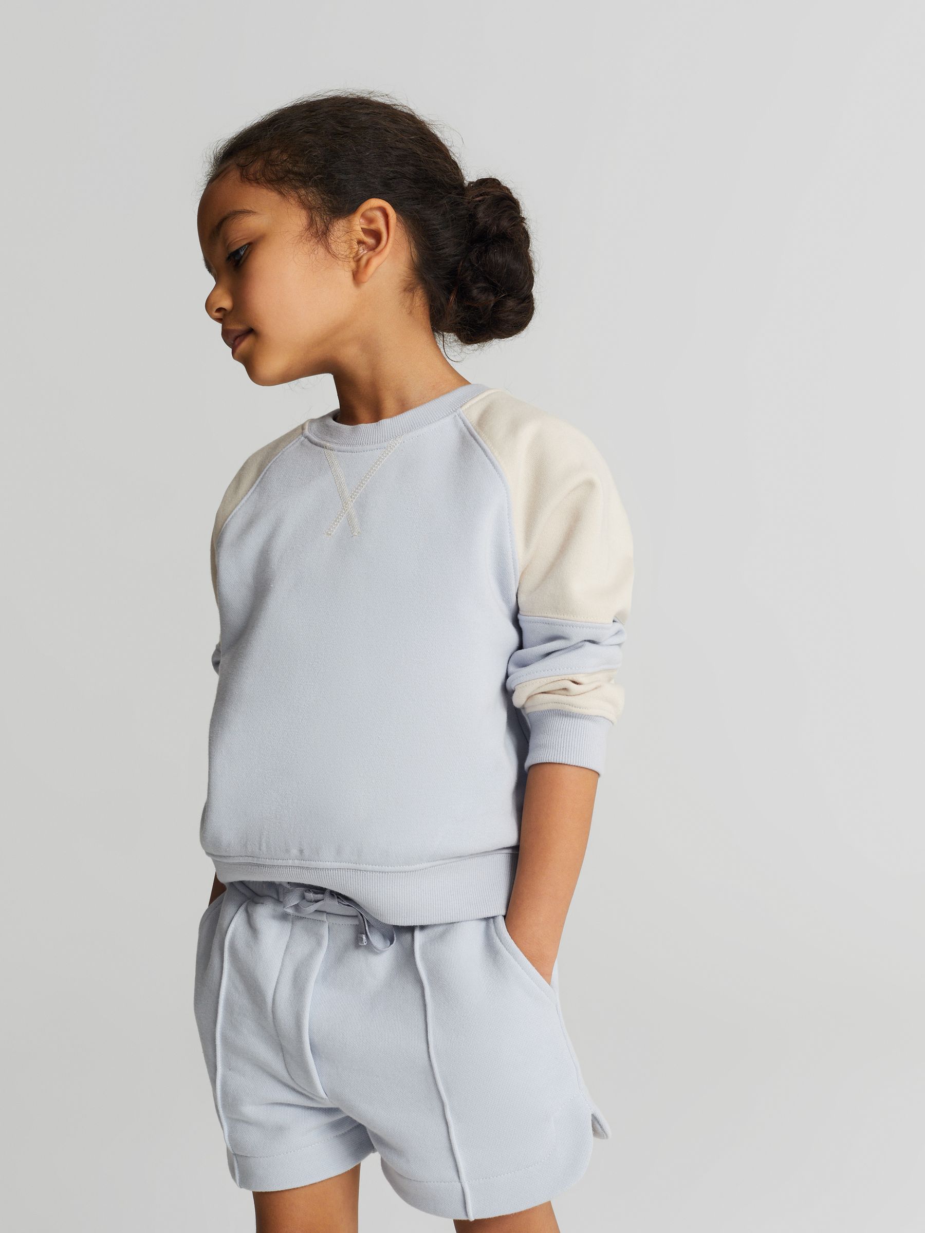 Jersey Shorts in Blue - Image 1 of 5