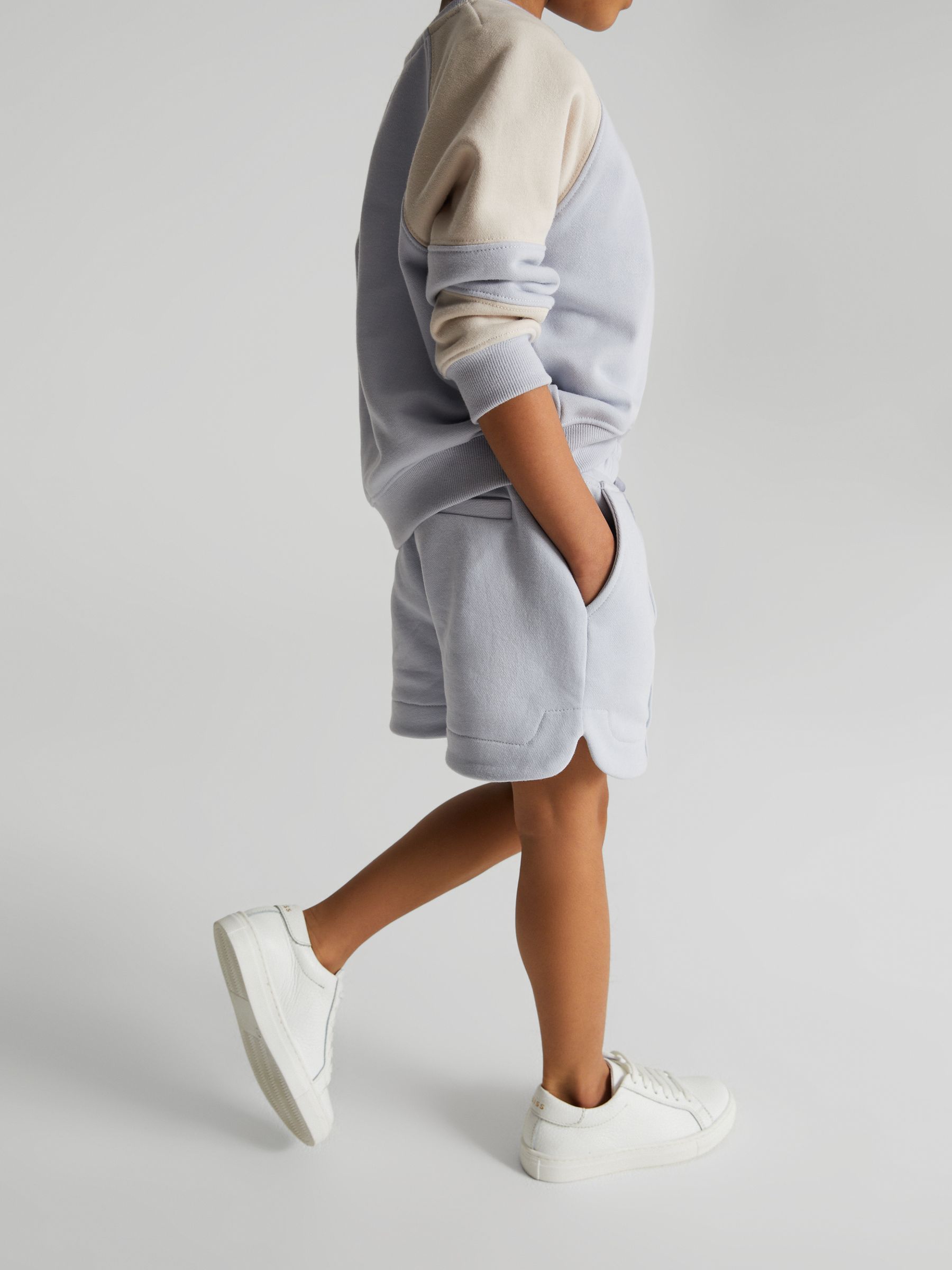 Jersey Shorts in Blue - Image 3 of 5