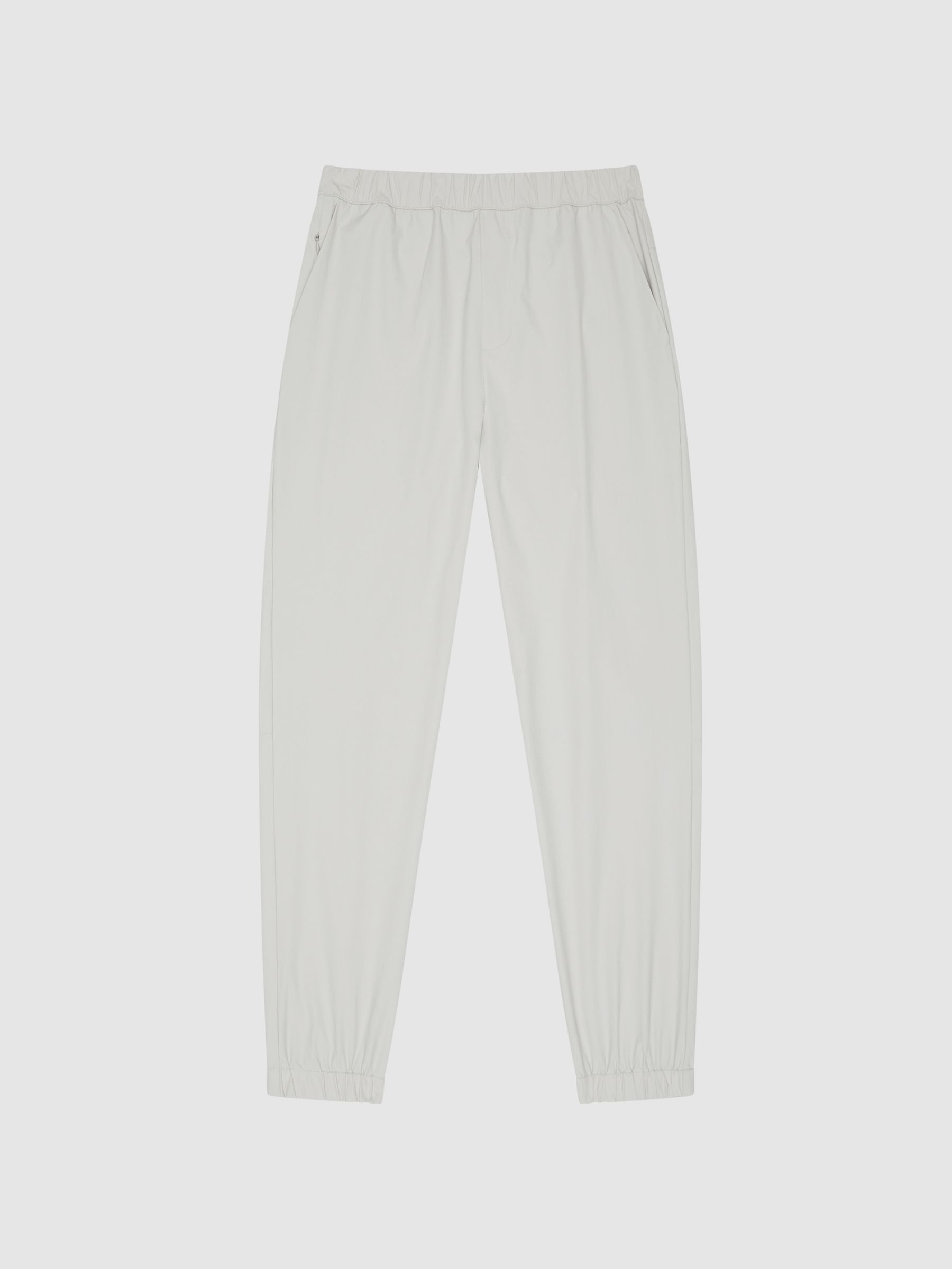 Elasticated Waist Technical Trousers in Stone - Image 2 of 6