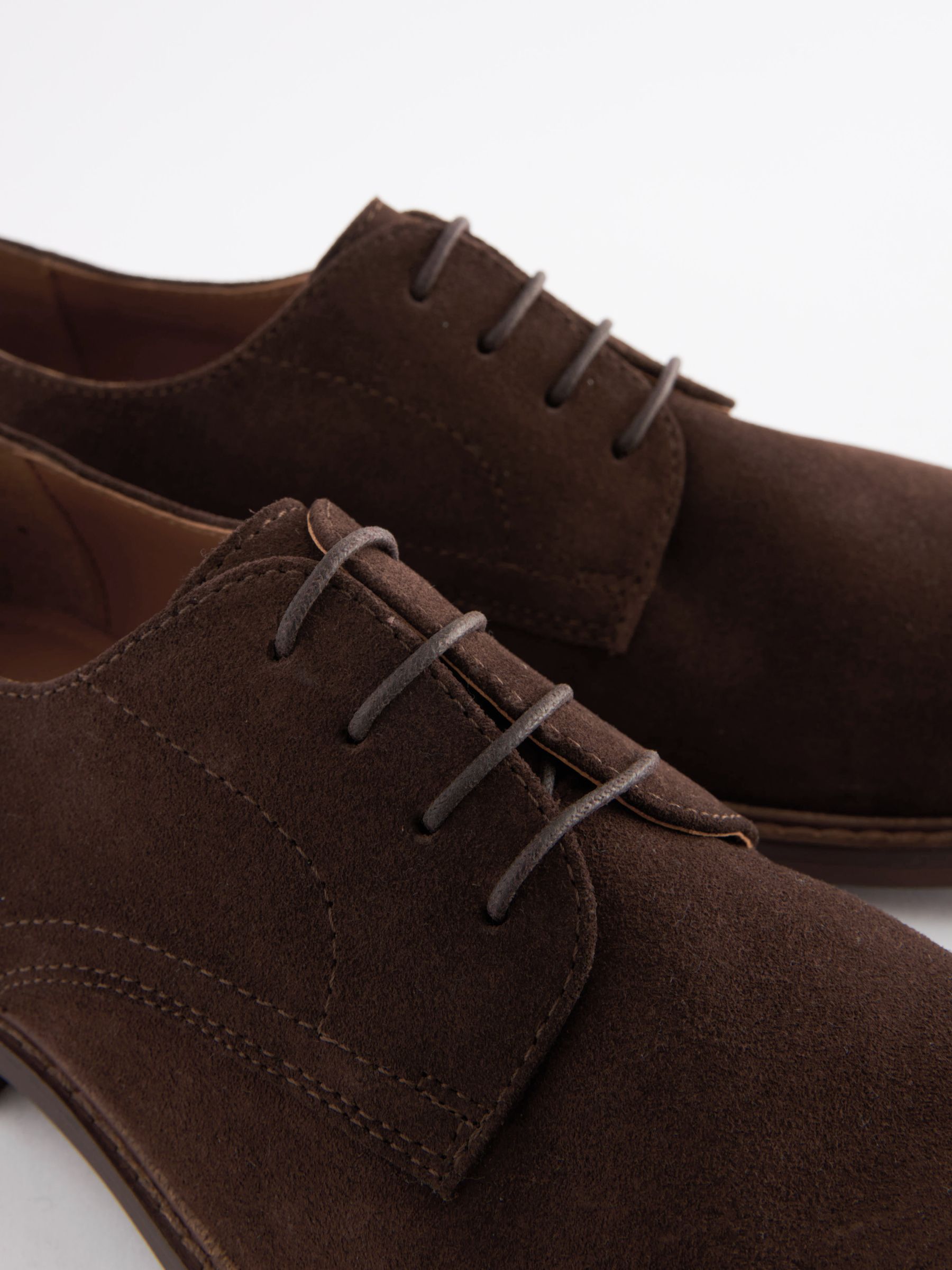 Brown Suede Derby - Image 3 of 7