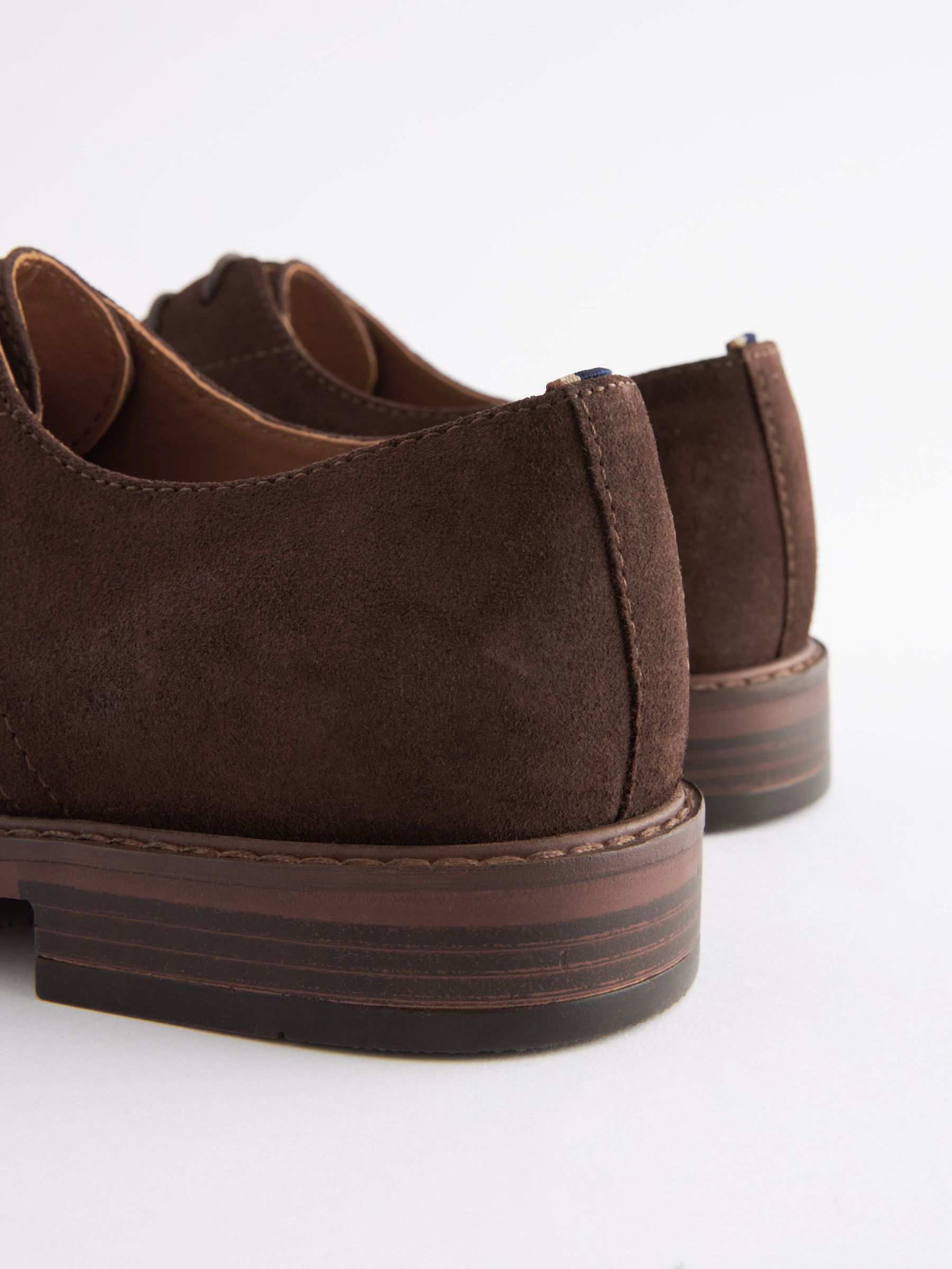 Brown Suede Derby - Image 6 of 7