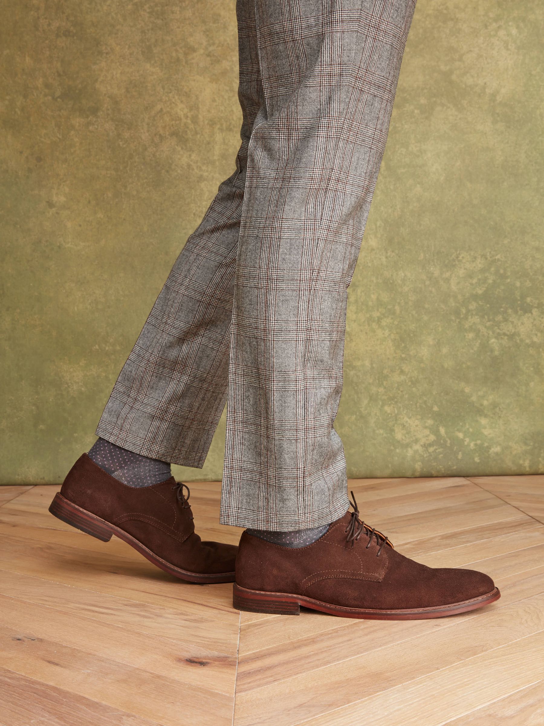 Brown Suede Derby - Image 7 of 7
