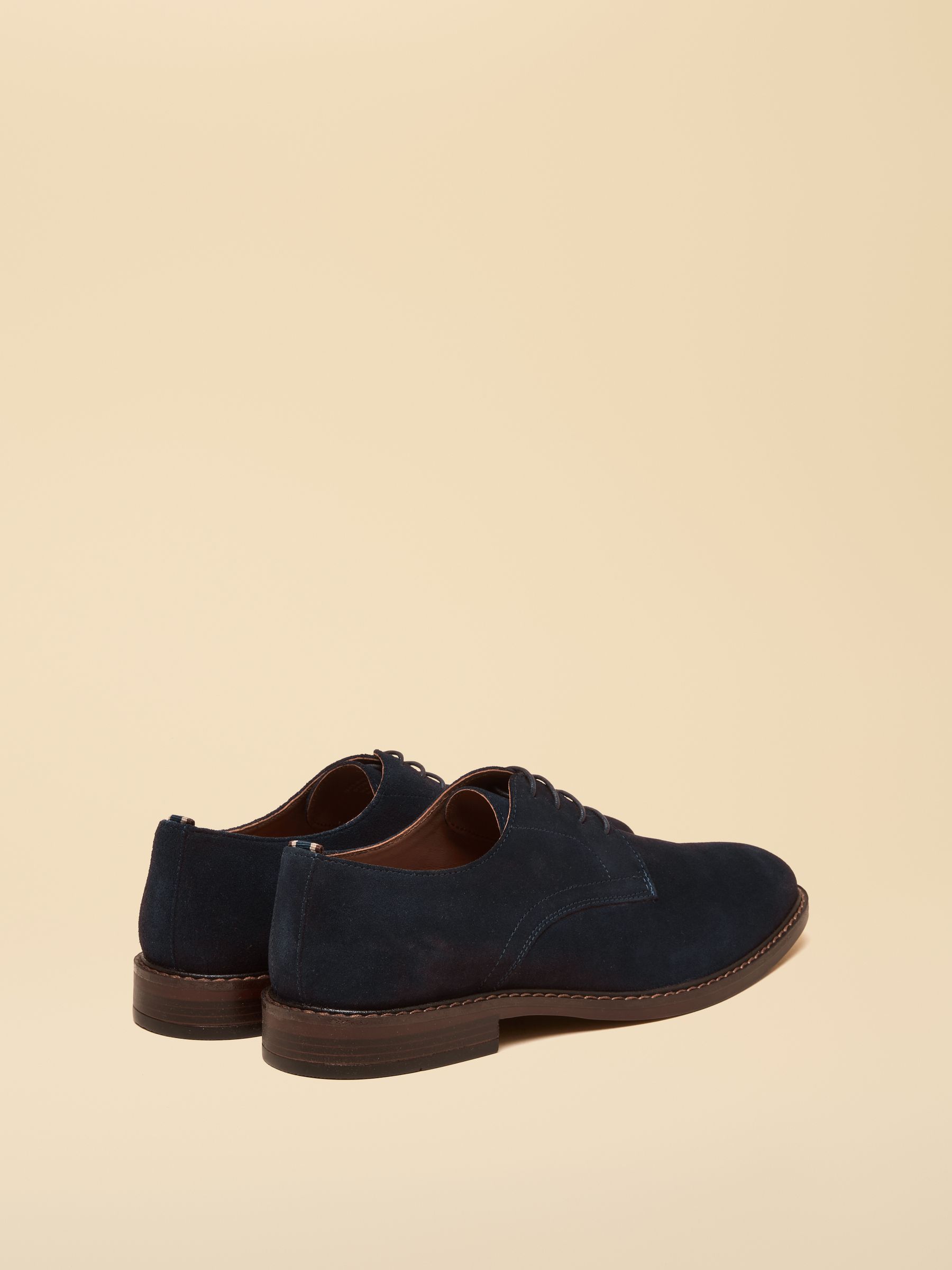 Navy Blue Suede Derby - Image 3 of 6