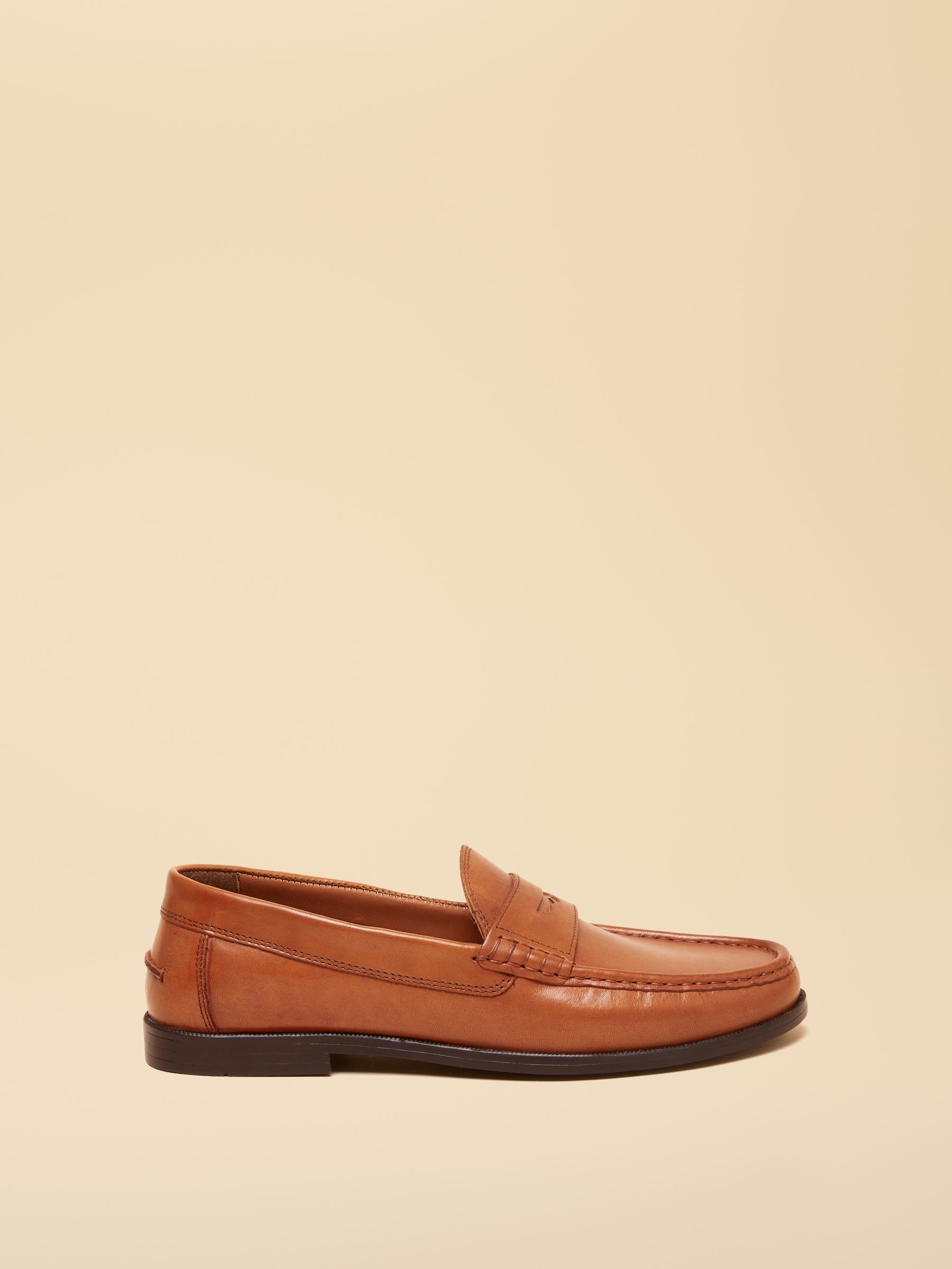 Tan Brown Penny Loafers - Image 3 of 6