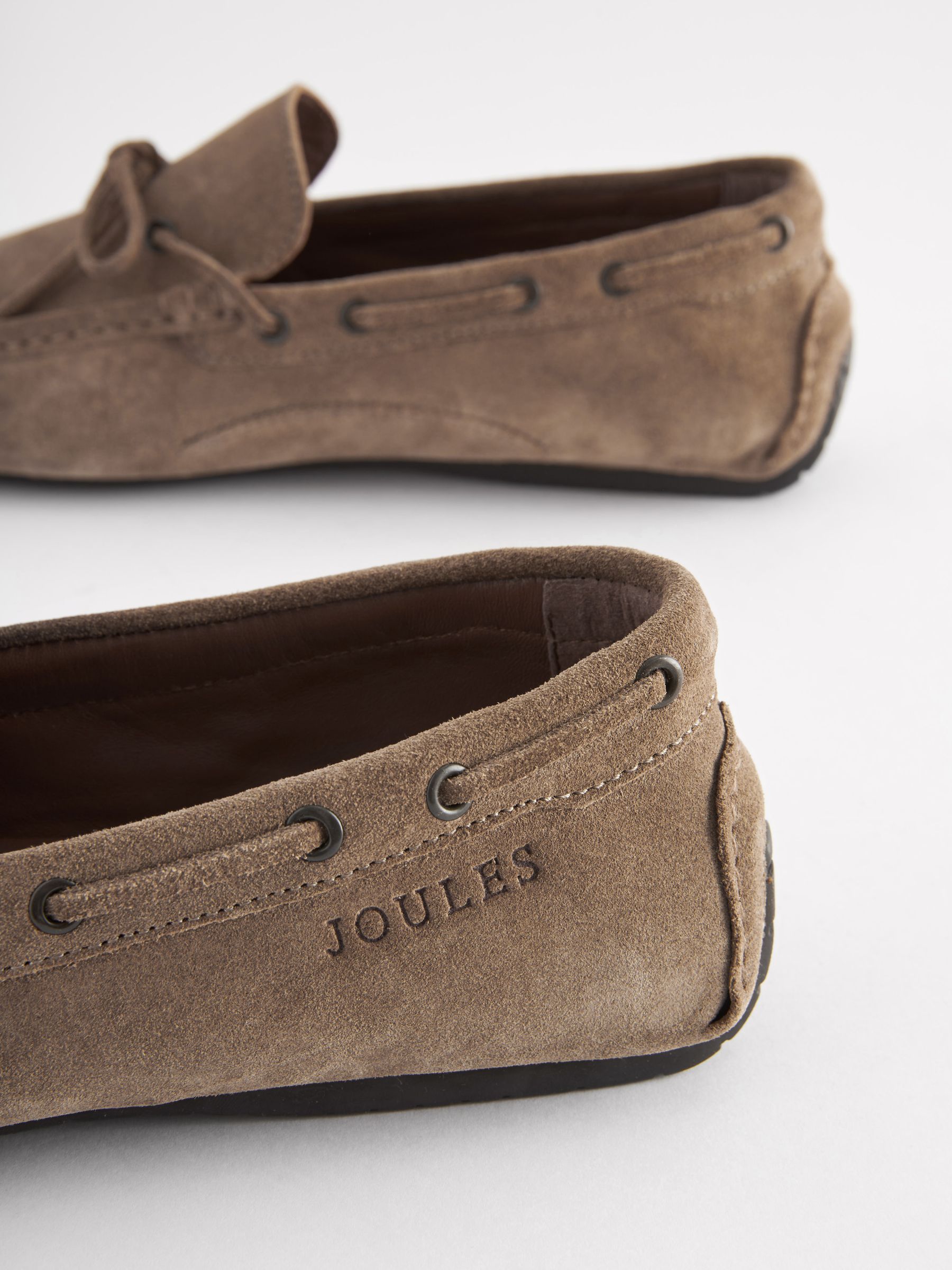 Brown Suede Driver Shoes - Image 5 of 6