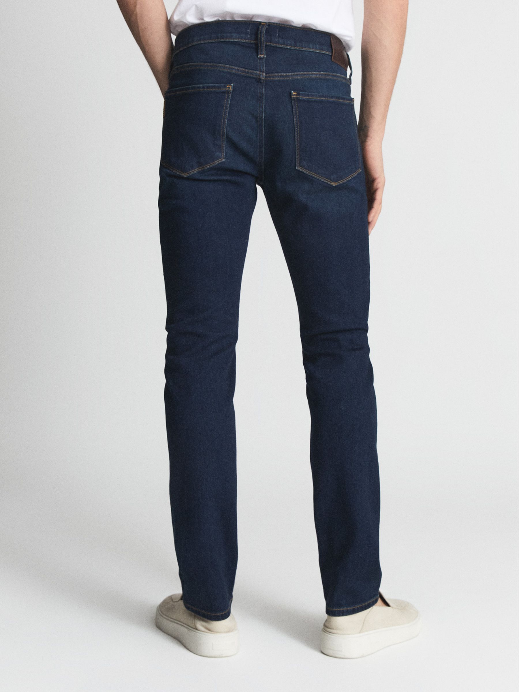 Paige High Slim Fit Stretch Jeans in Von - Image 5 of 6