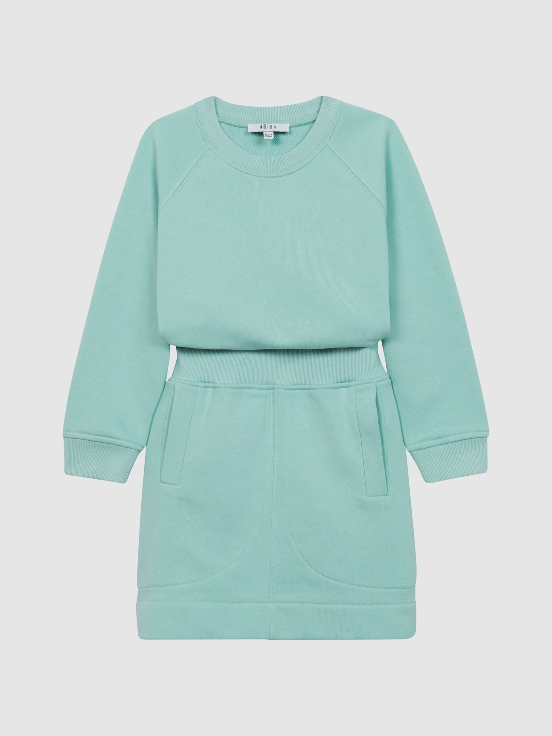 Jersey Sweater Dress in Aquamarine - Image 2 of 8
