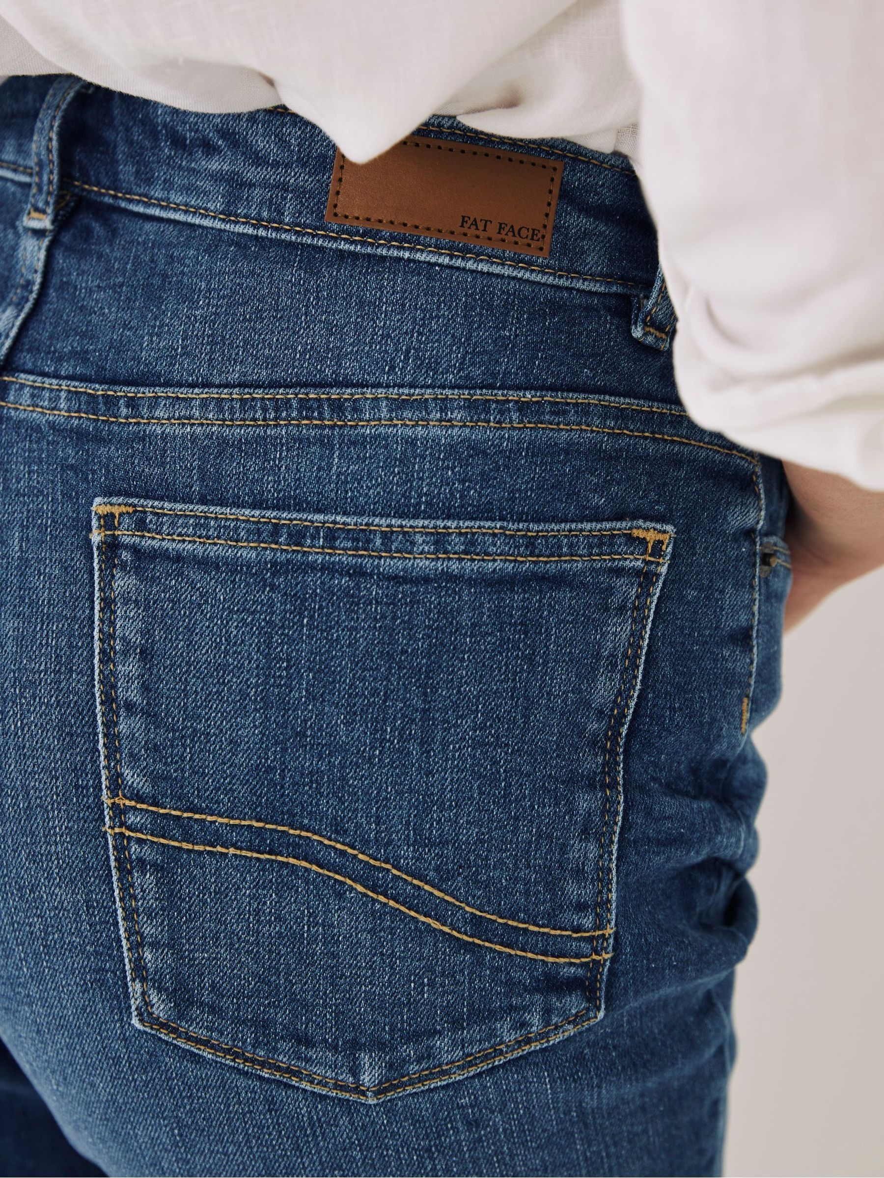 Blue Bisley Denim Bermuda Shorts - Image 3 of 4