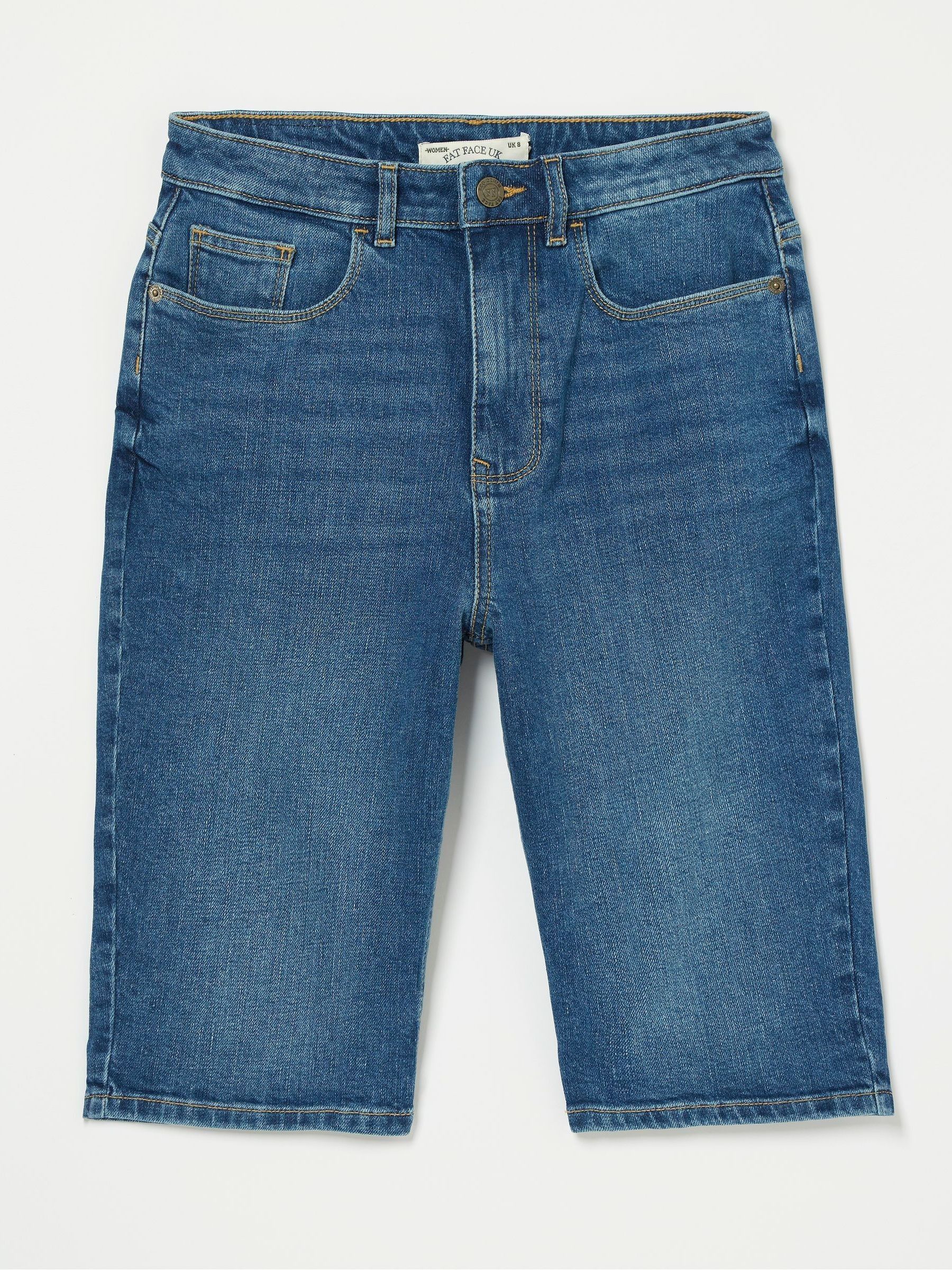 Blue Bisley Denim Bermuda Shorts - Image 4 of 4