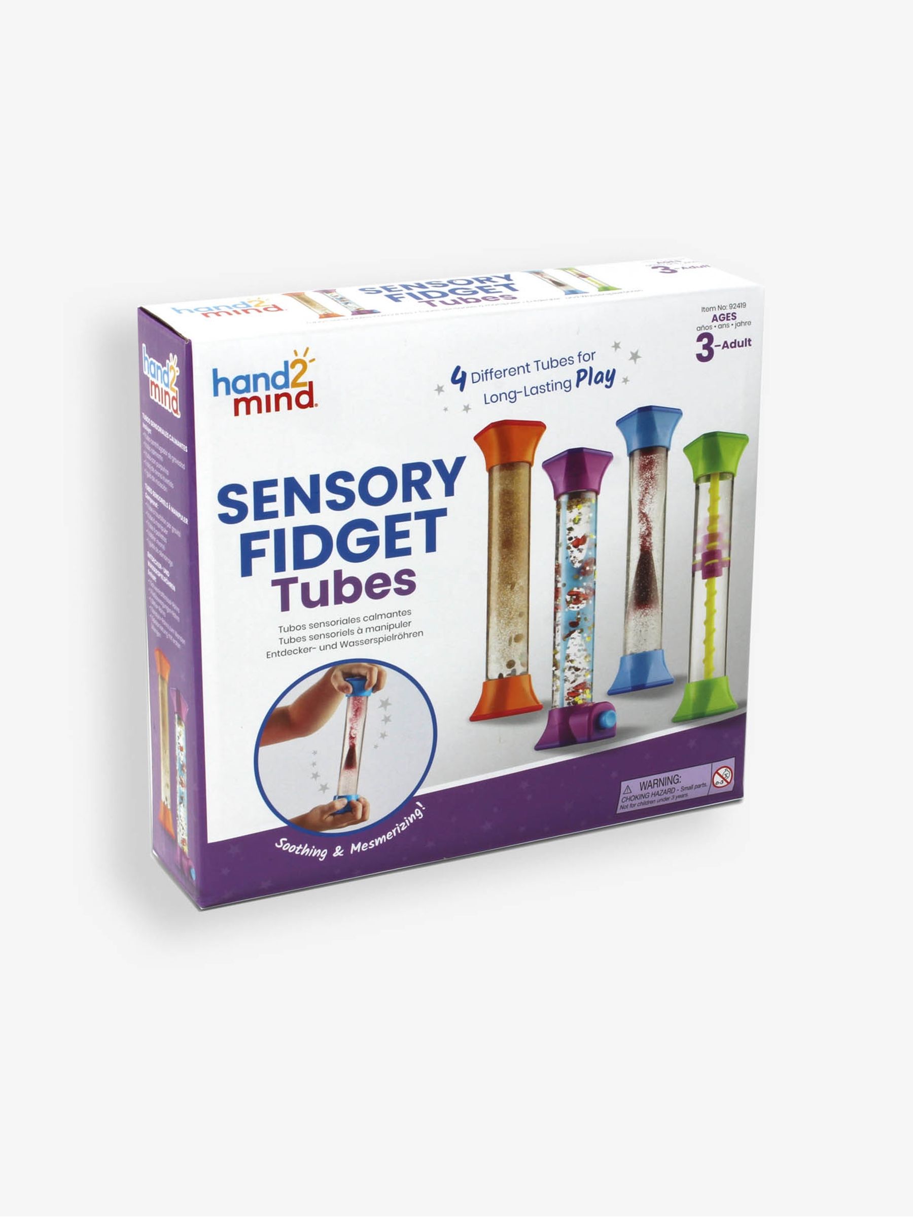 Learning Resources Sensory Fidget Tubes, Set of 4 - Image 1 of 7