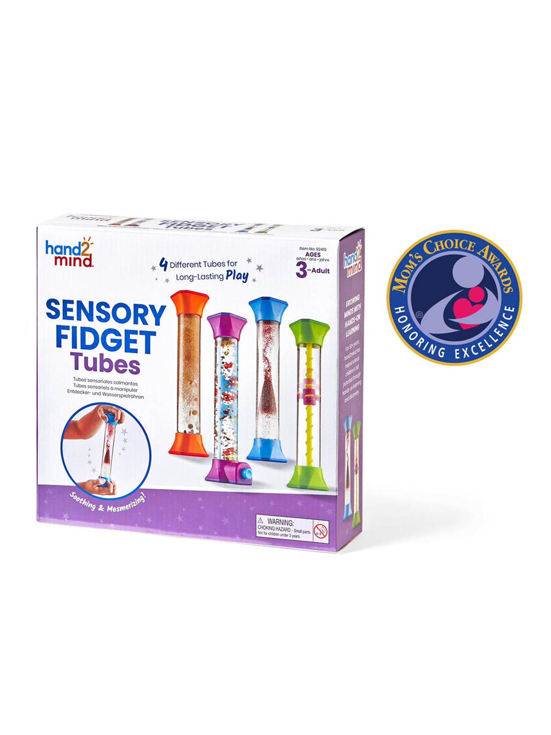 Learning Resources Sensory Fidget Tubes, Set of 4 - Image 2 of 7