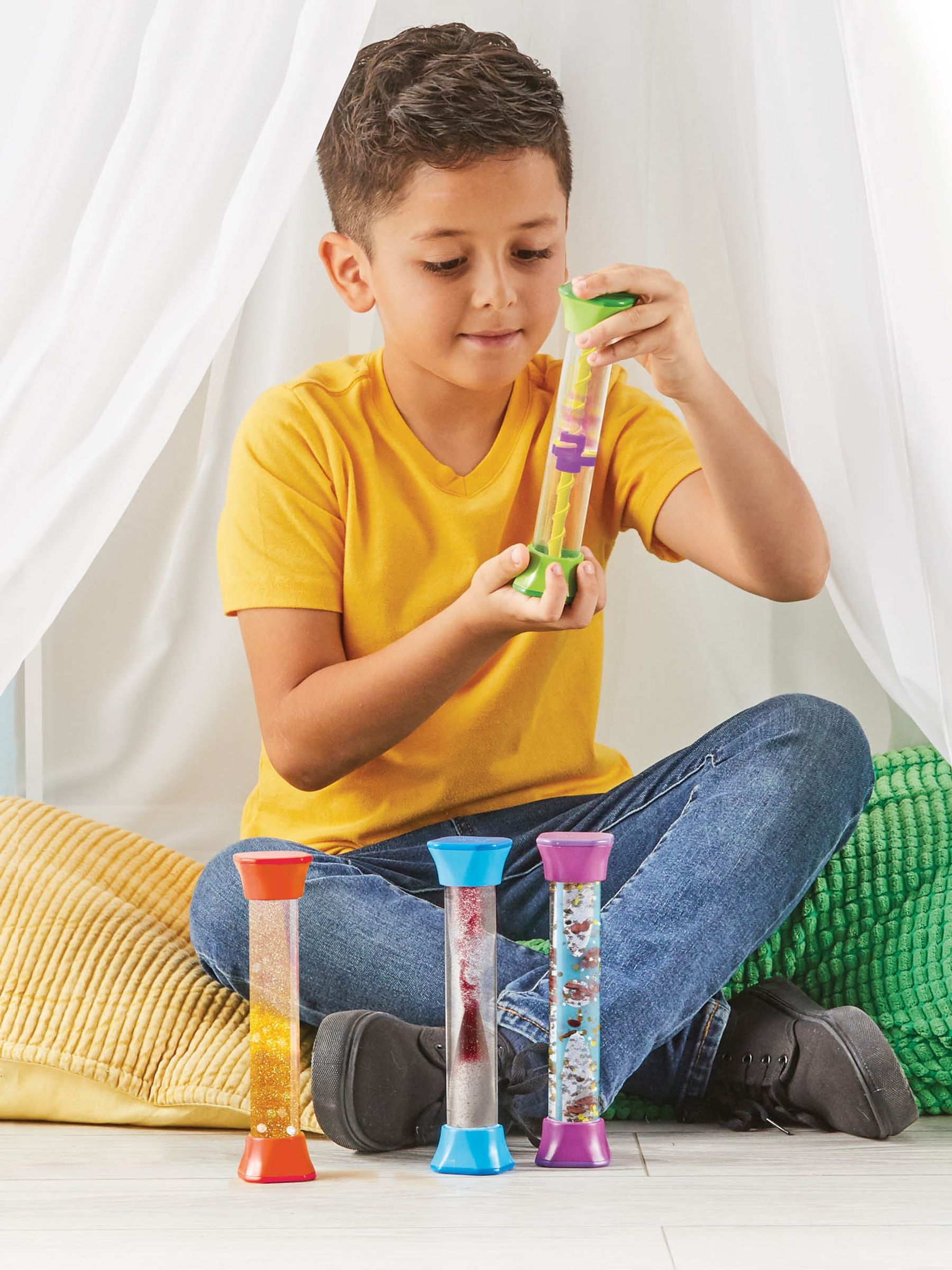 Learning Resources Sensory Fidget Tubes, Set of 4 - Image 5 of 7