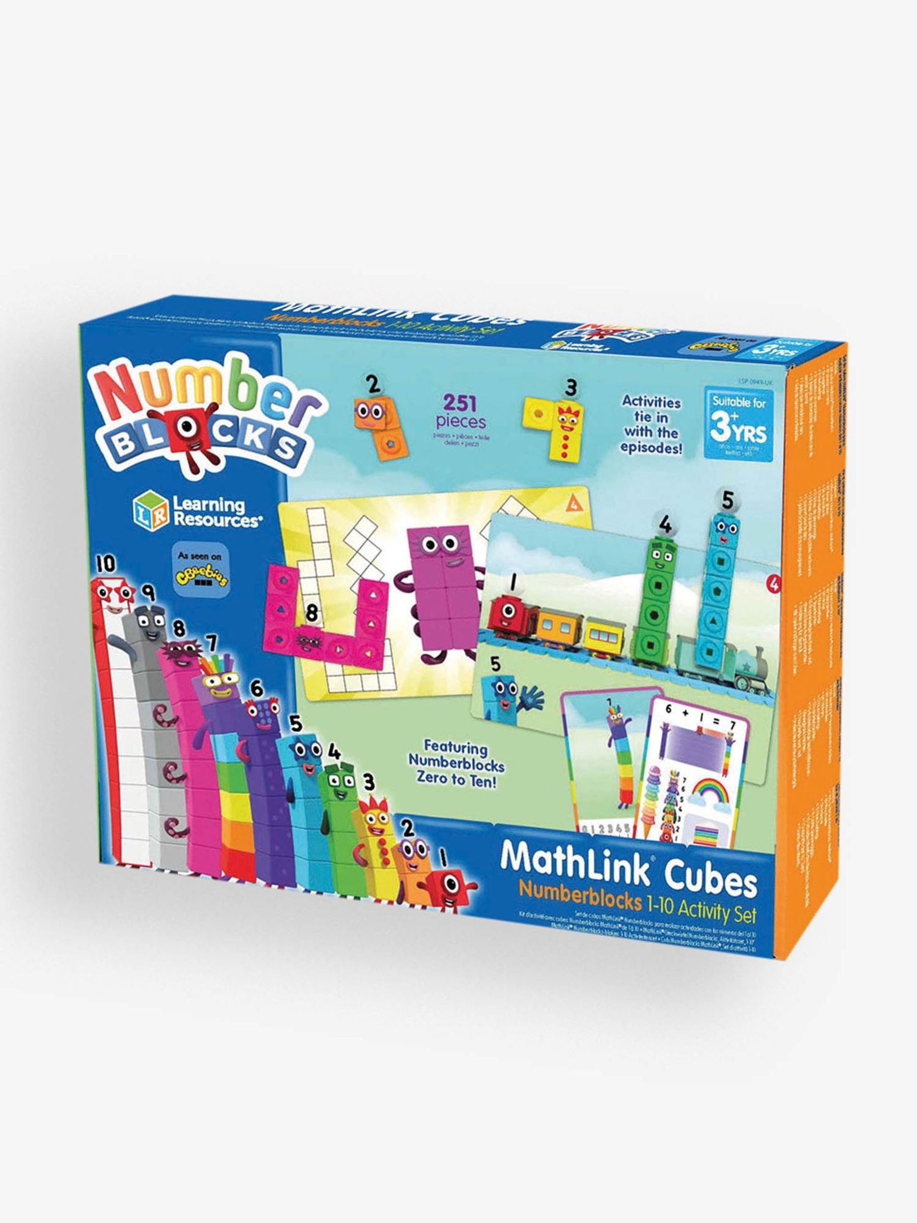 Learning Resources MathLink® Cubes Numberblocks 1-10 Activity Set - Image 1 of 6