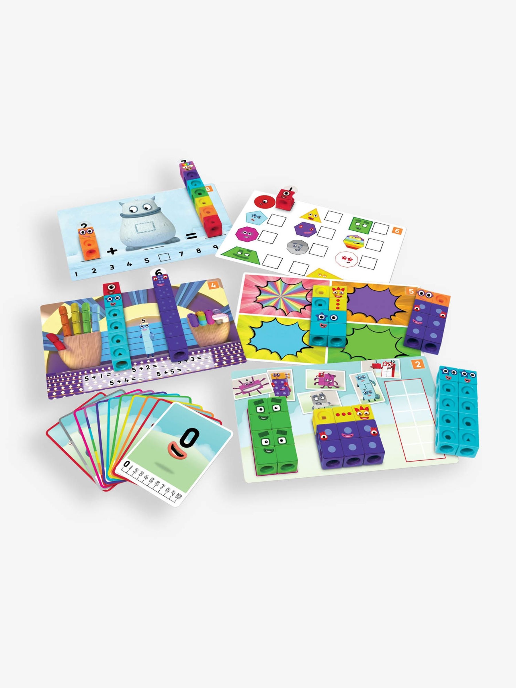 Learning Resources MathLink® Cubes Numberblocks 1-10 Activity Set - Image 2 of 6