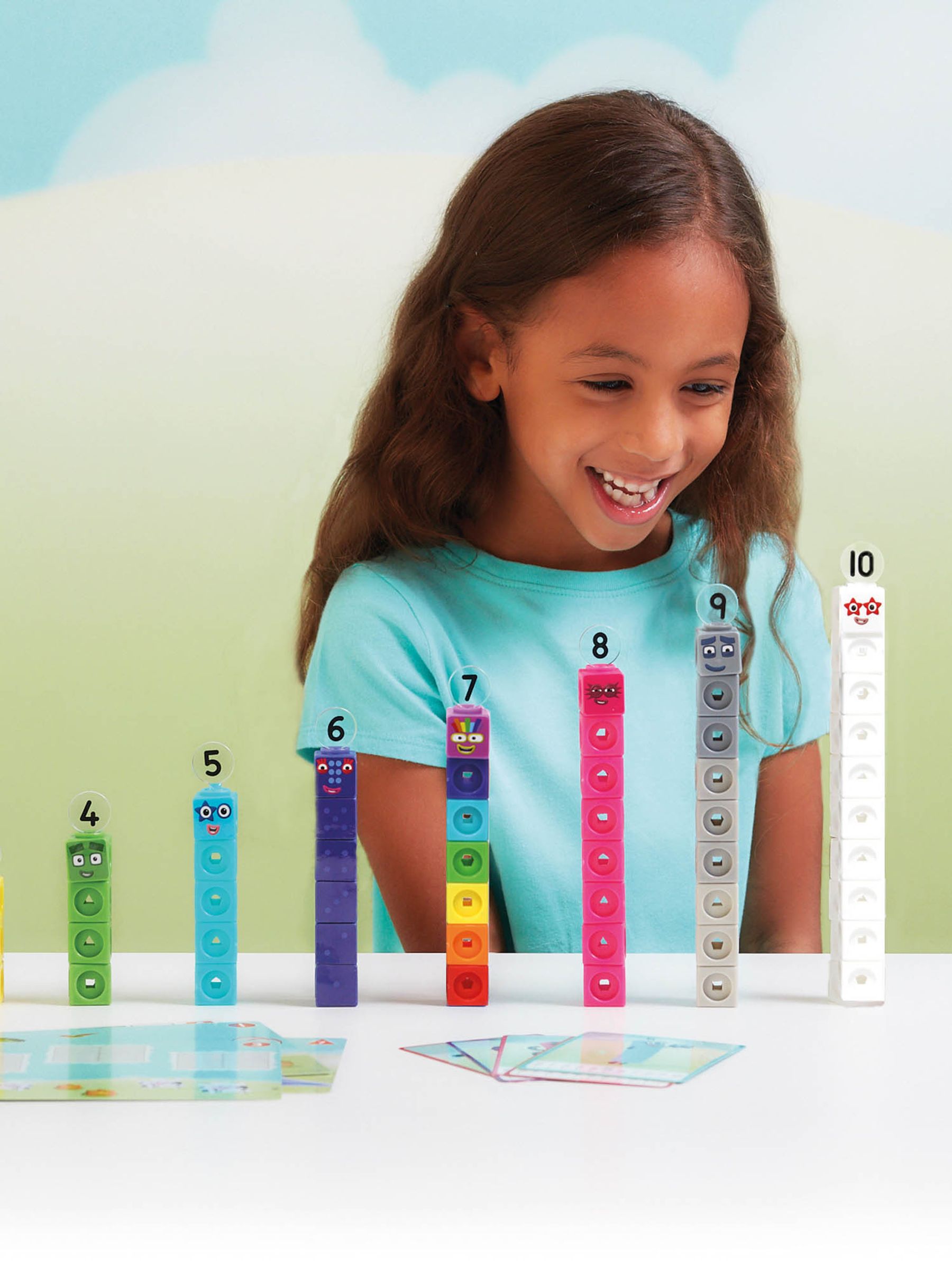 Learning Resources MathLink® Cubes Numberblocks 1-10 Activity Set - Image 5 of 6