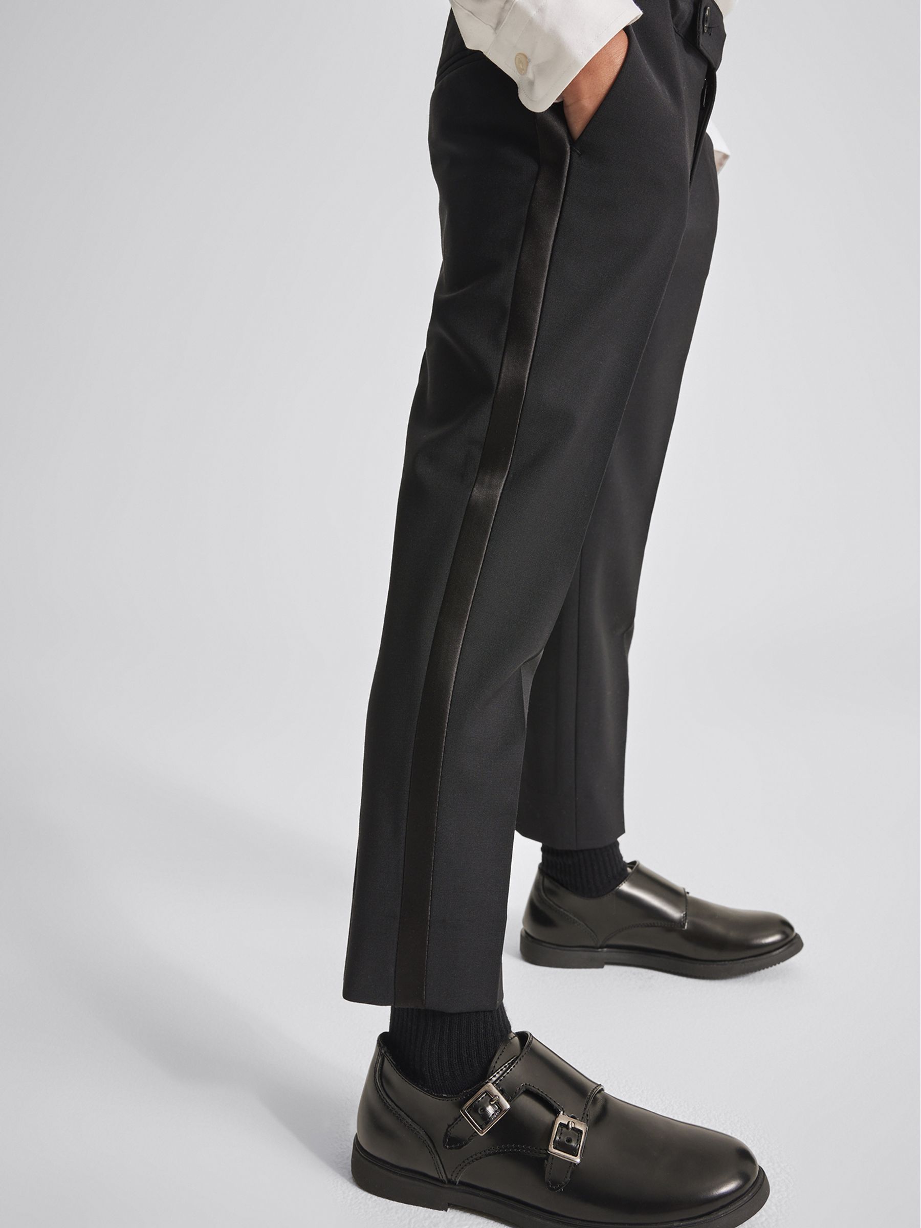 Senior Tuxedo Trousers in Black - Image 1 of 6