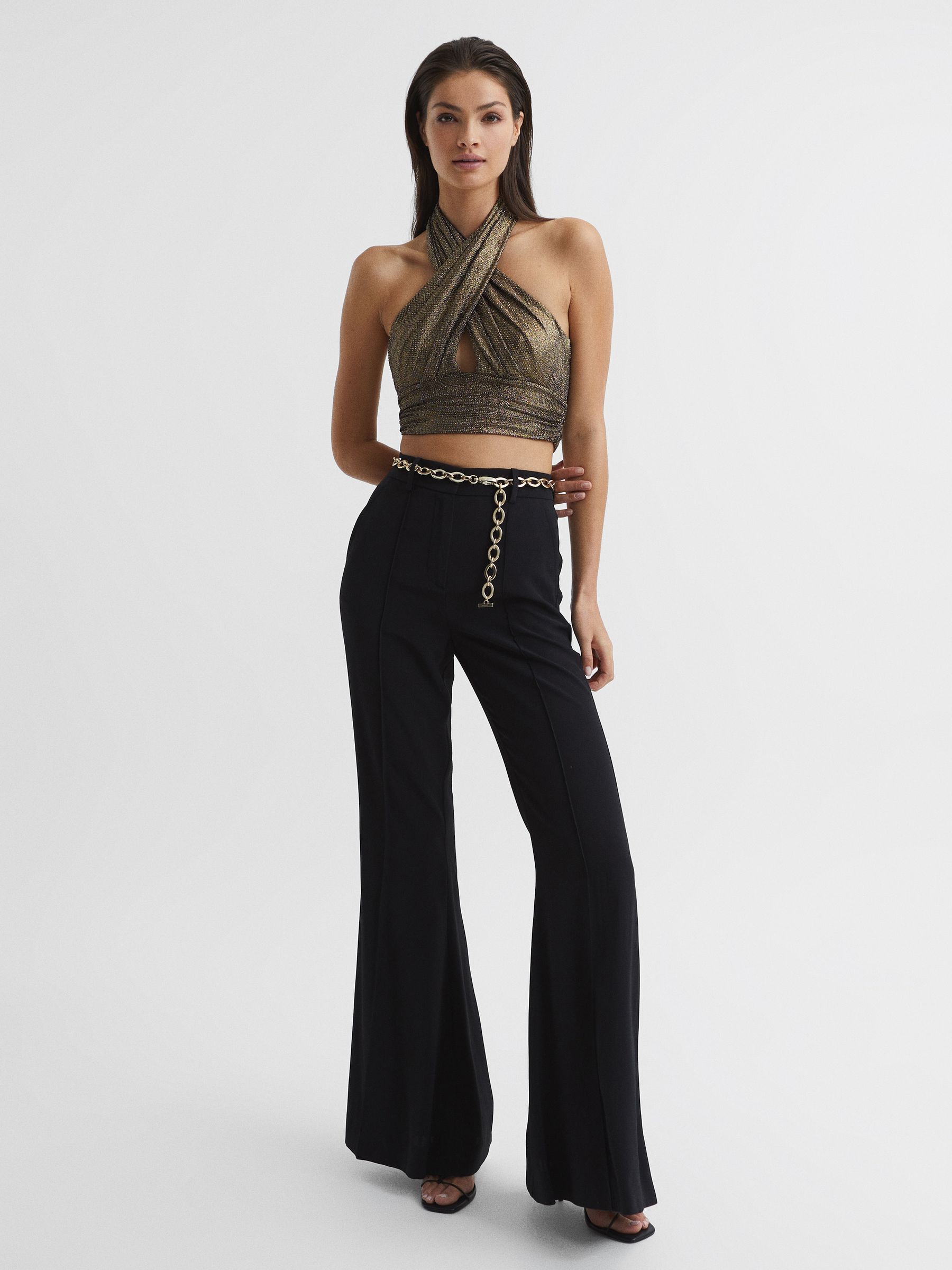 Oval Chain Belt in Gold - Image 3 of 8