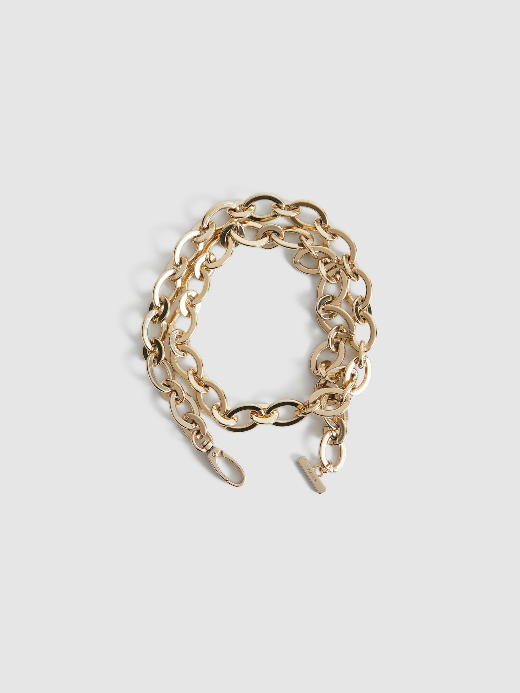 Oval Chain Belt in Gold - Image 8 of 8