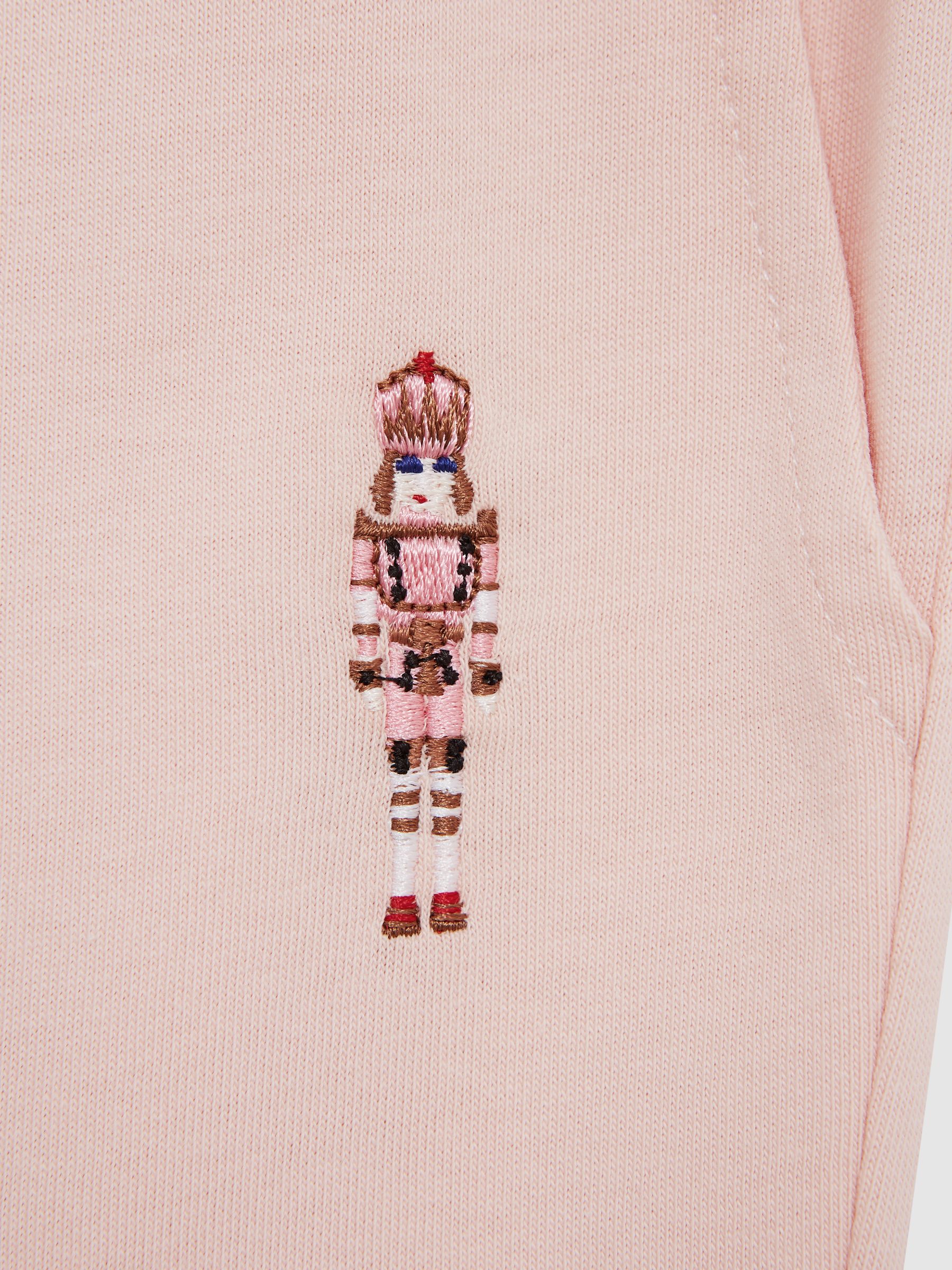 Junior Embroidered Queen Nightwear Bottoms in Pink - Image 7 of 7