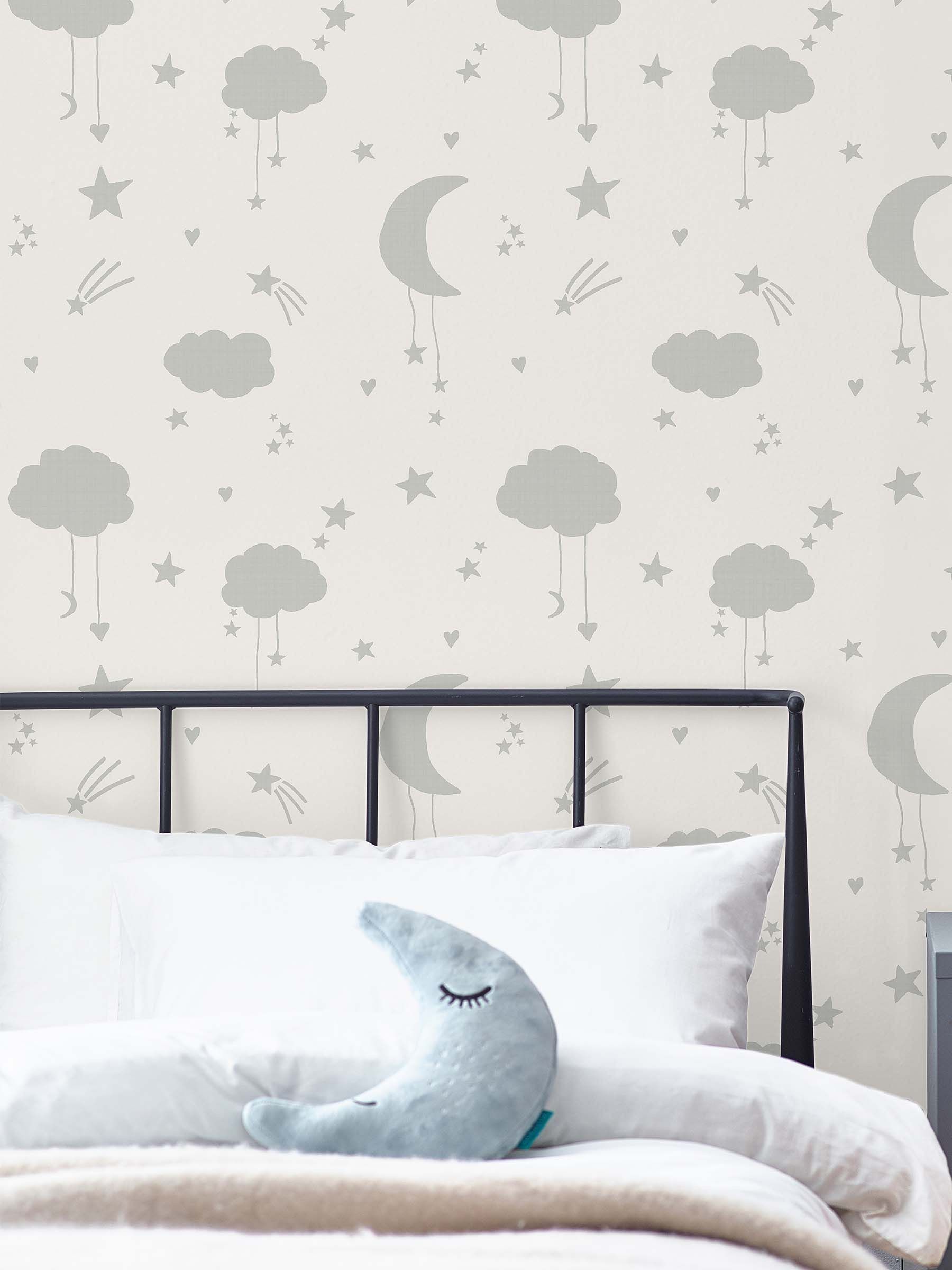 Next Grey Moon & Stars Paste The Wall - Image 1 of 3